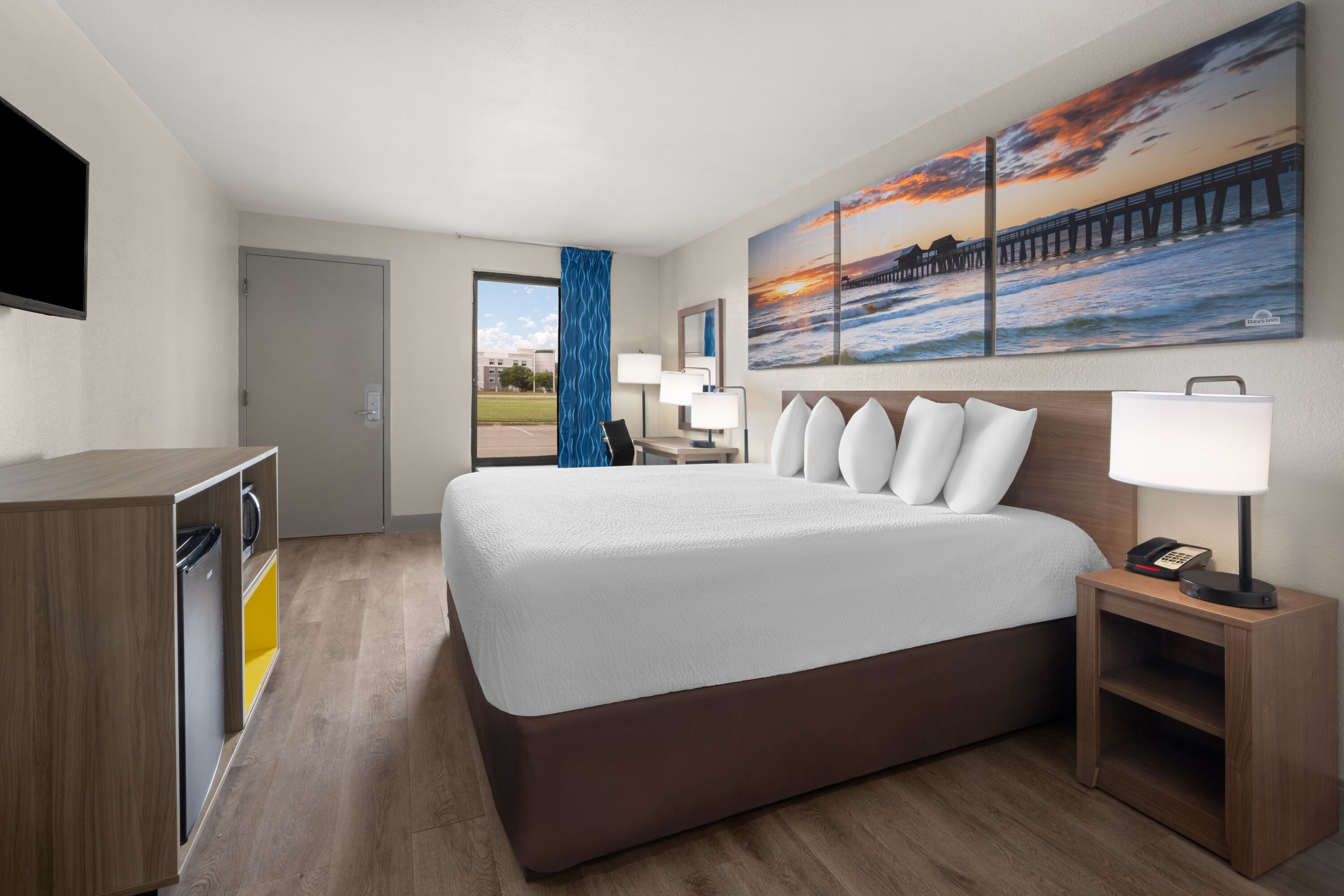 Guest room at the Days Inn by Wyndham Norfolk Airport in Norfolk, Virginia
