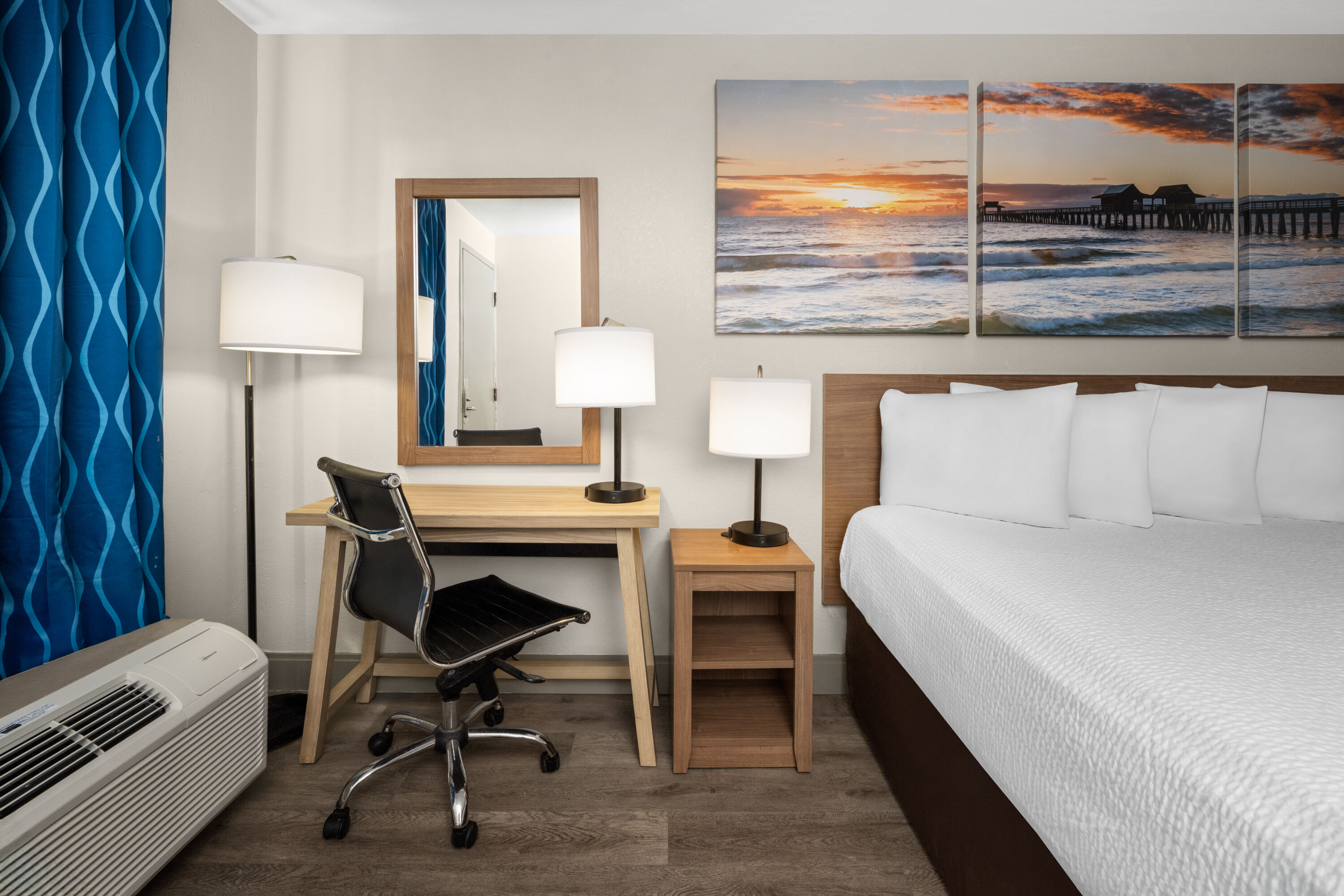 Guest room at the Days Inn by Wyndham Norfolk Airport in Norfolk, Virginia