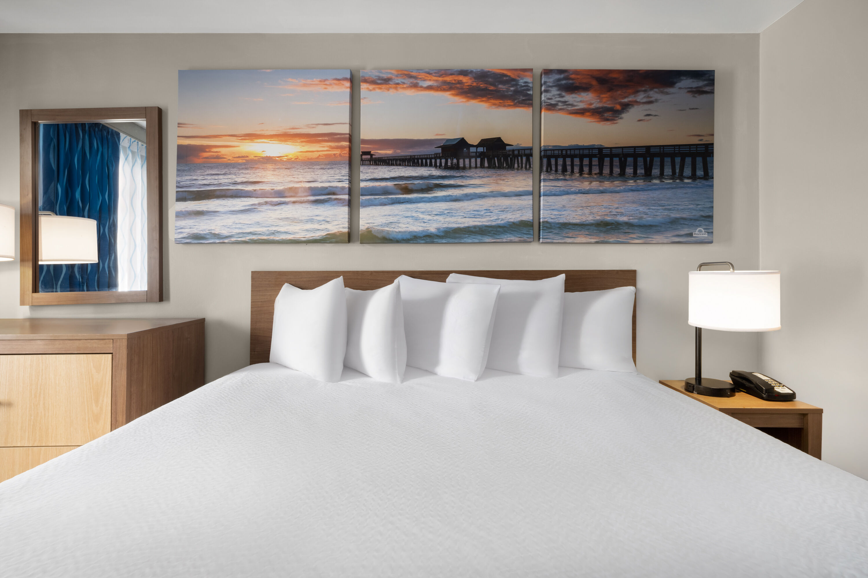 Guest room at the Days Inn by Wyndham Norfolk Airport in Norfolk, Virginia