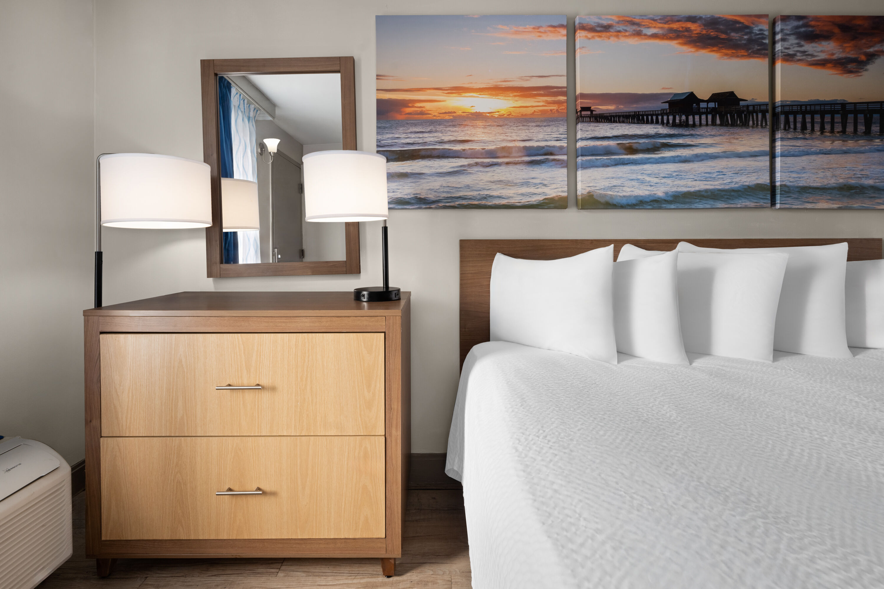 Guest room at the Days Inn by Wyndham Norfolk Airport in Norfolk, Virginia