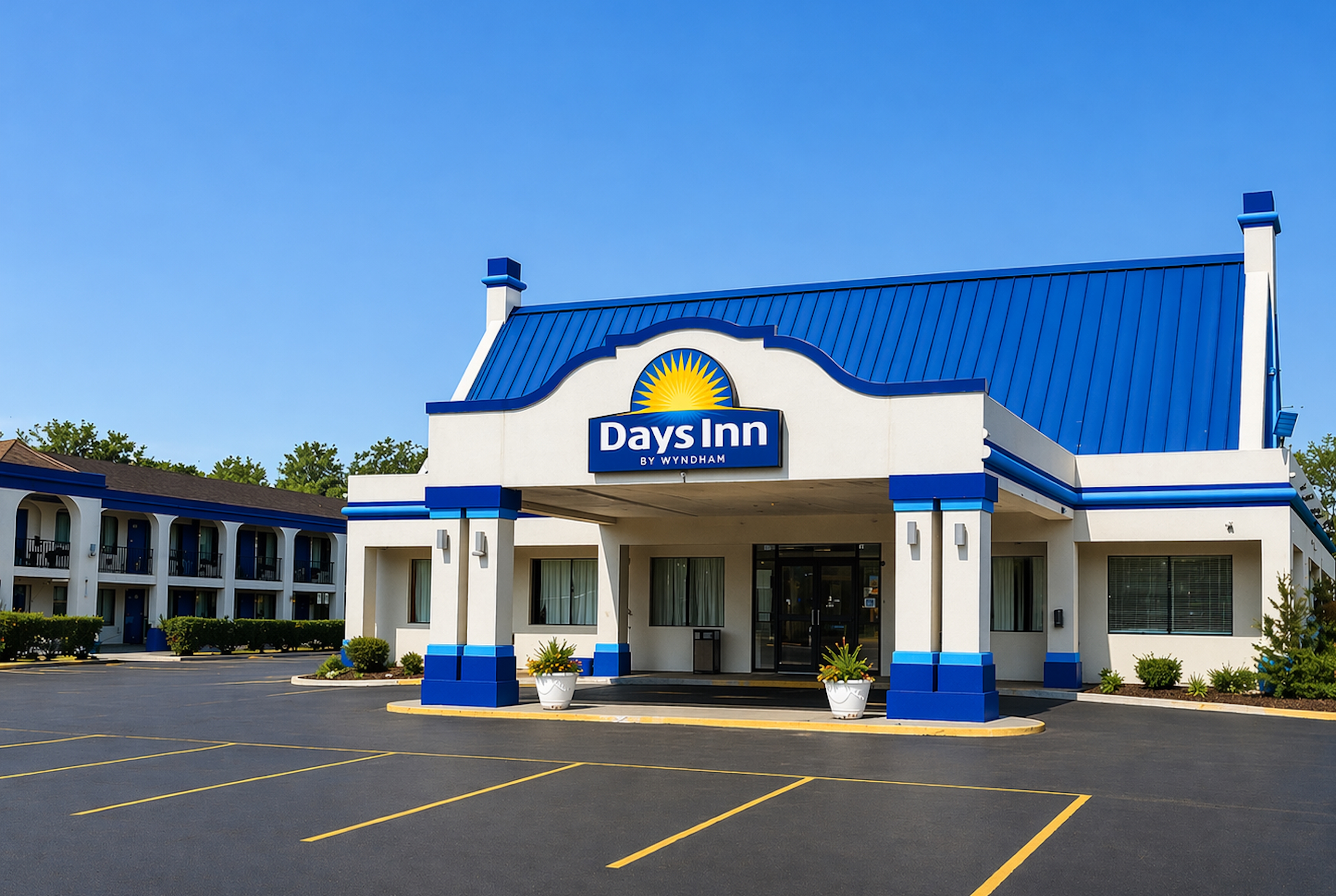 Exterior Day Image of Days Inn by Wyndham Ruther Glen Kings Dominion Area hotel in Ruther Glen, Virginia