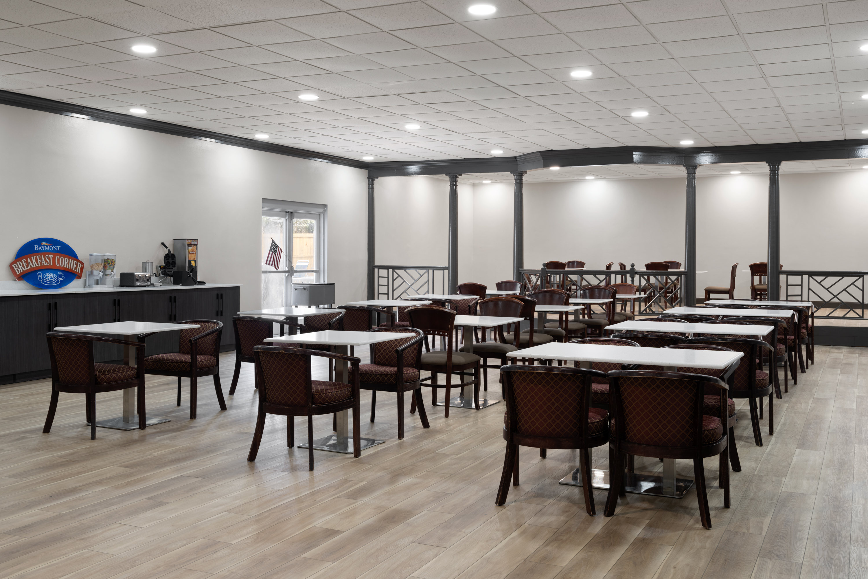 Free breakfast at Days Hotel by Wyndham Williamsburg I-64 in Williamsburg, Virginia