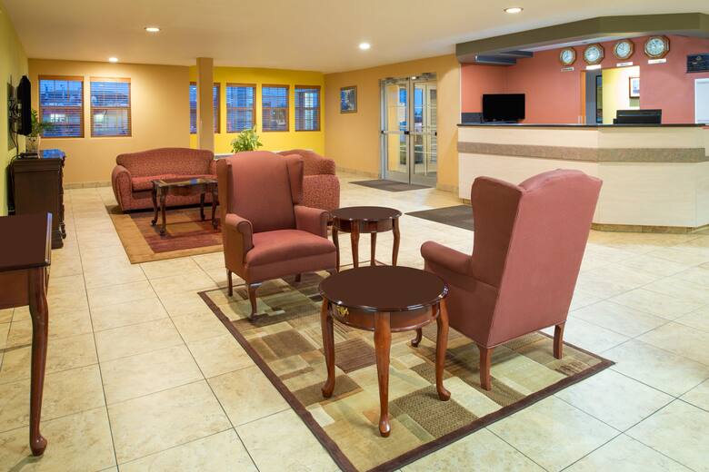 Days Inn & Suites Spokane Airport Airway Heights hotel lobby in Airway Heights, Washington