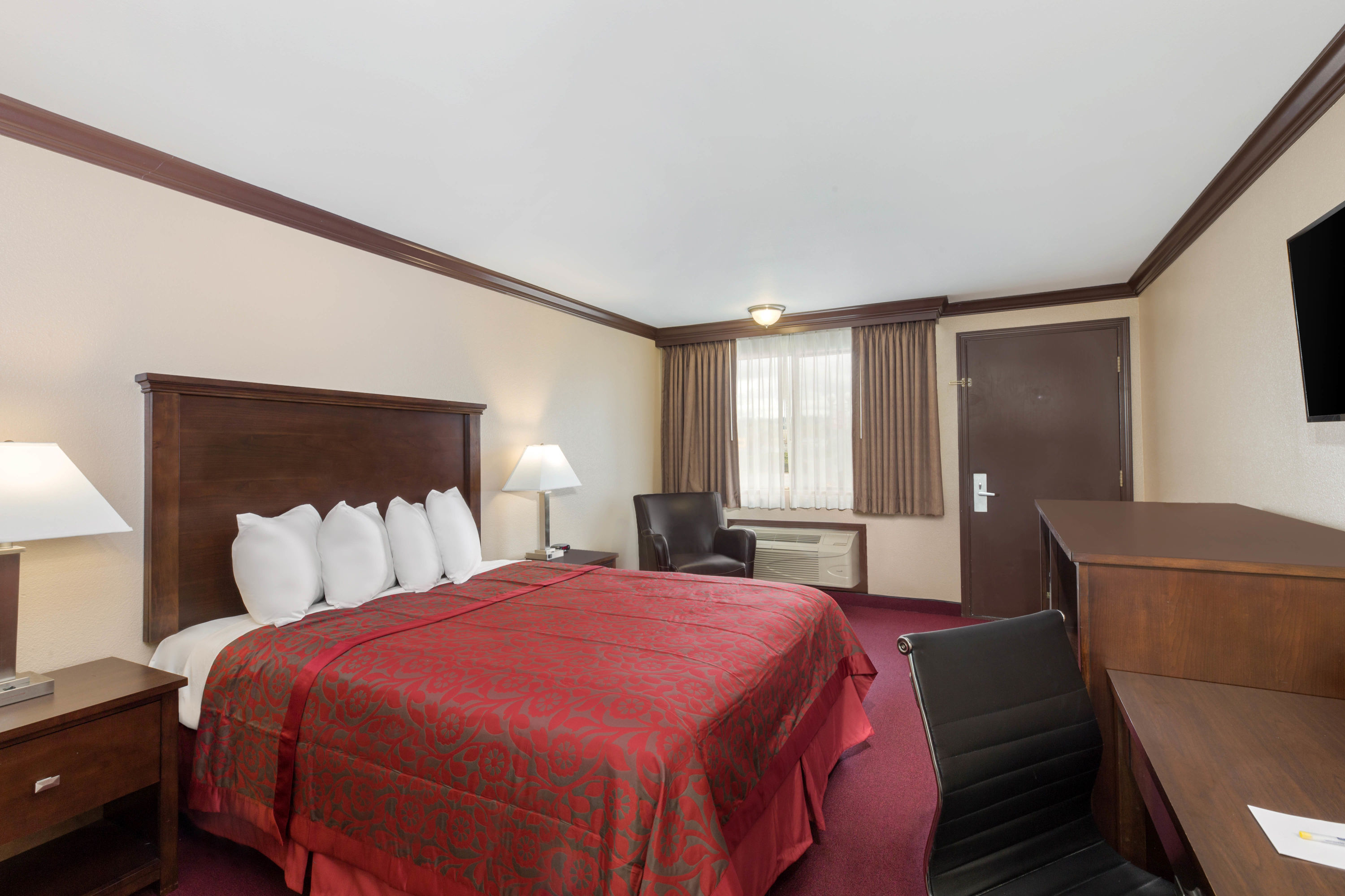 Guest room at the Days Inn by Wyndham Auburn in Auburn, Washington