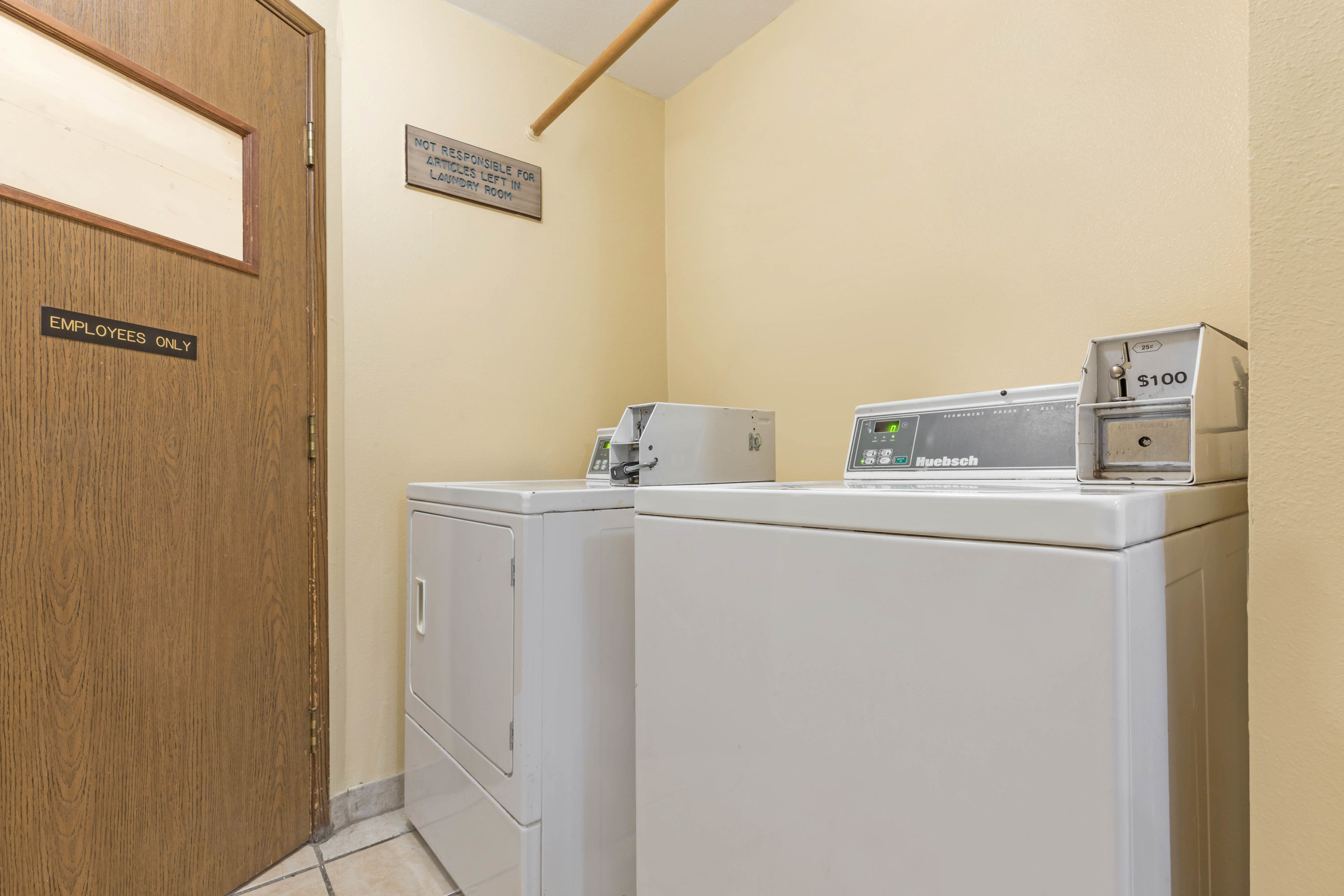 Laundry facilities at Days Inn by Wyndham Auburn in Auburn, Washington