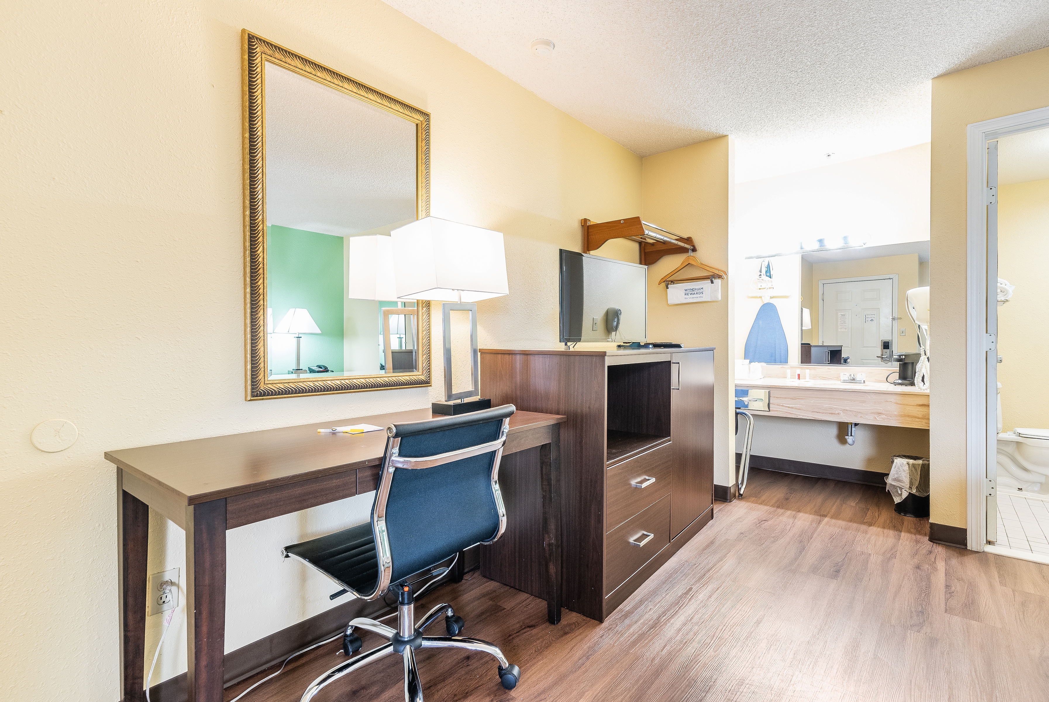 Guest room at the Days Inn by Wyndham Federal Way in Federal Way, Washington