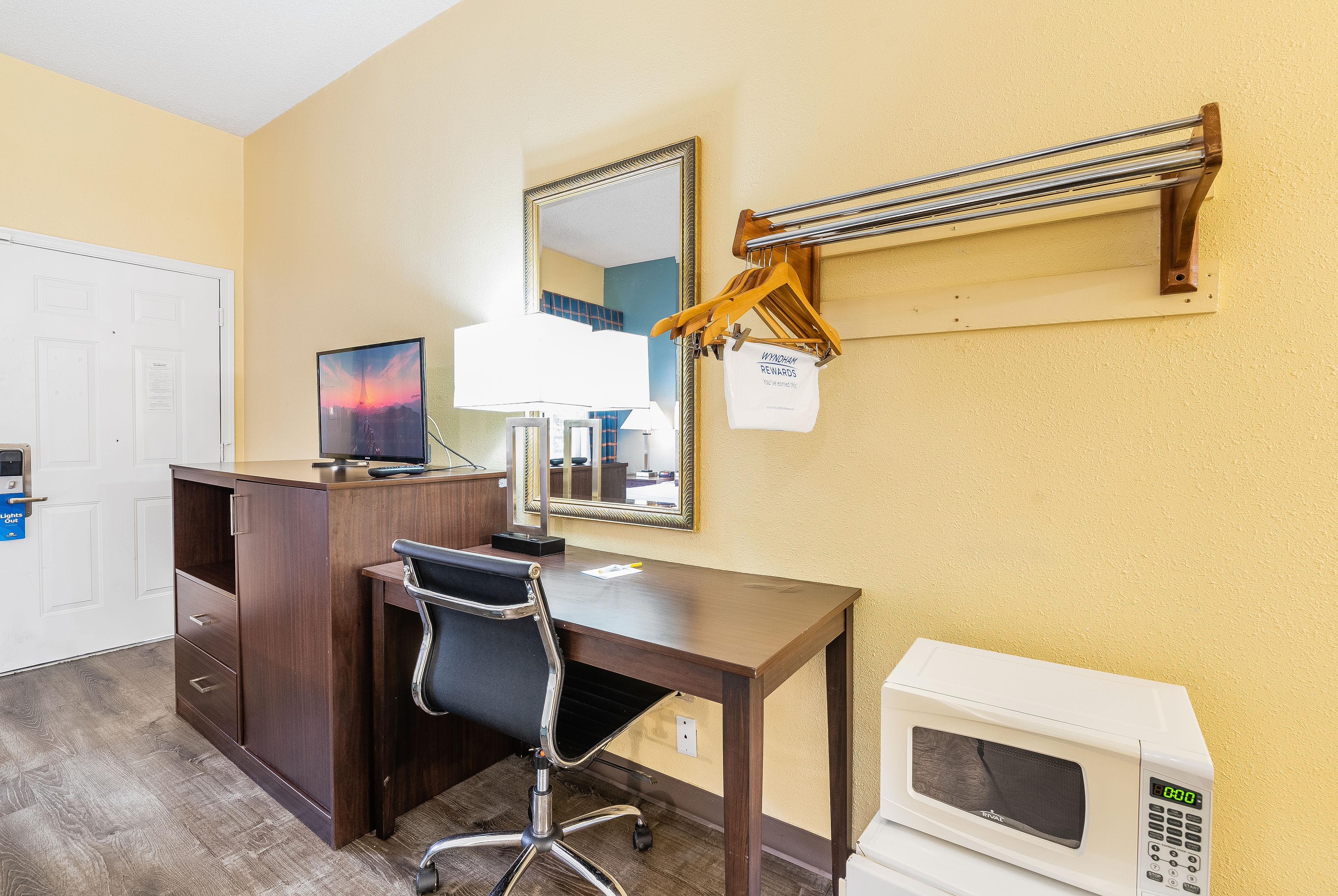 Guest room at the Days Inn by Wyndham Federal Way in Federal Way, Washington