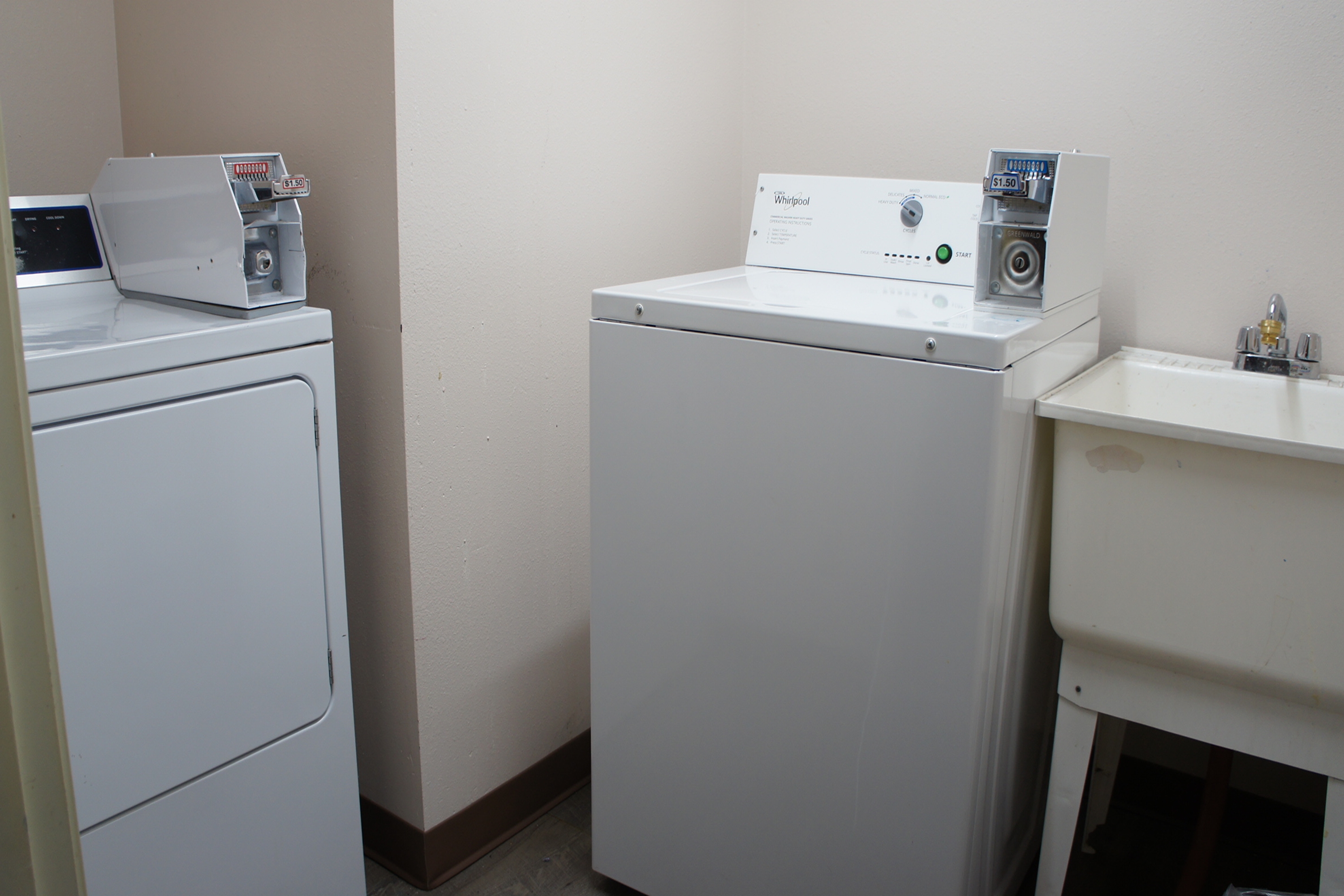 Laundry facilities at Days Inn by Wyndham Seatac Airport in Seattle, Washington
