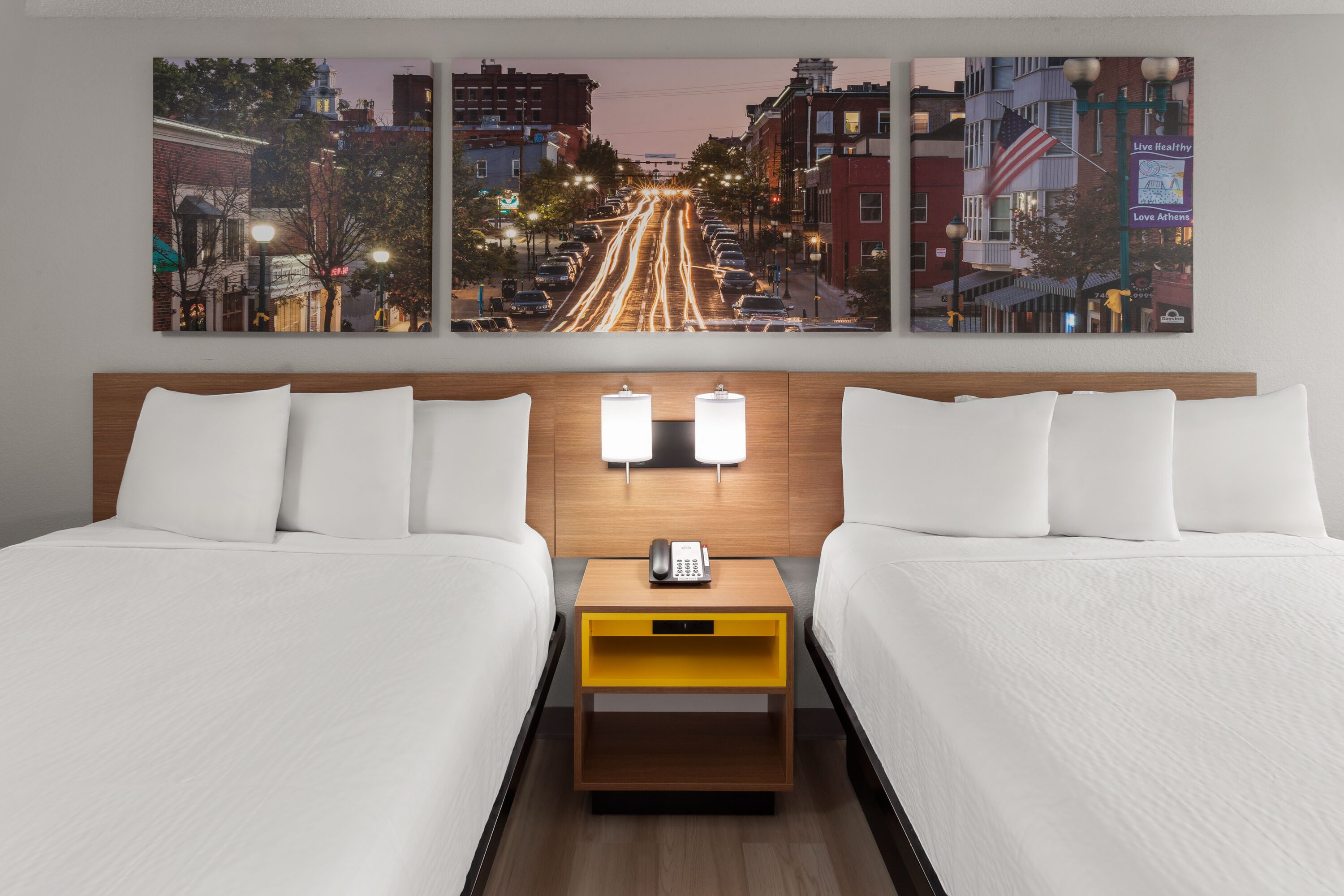 Guest room at the Days Inn & Suites by Wyndham Kaukauna WI in Kaukauna, Wisconsin