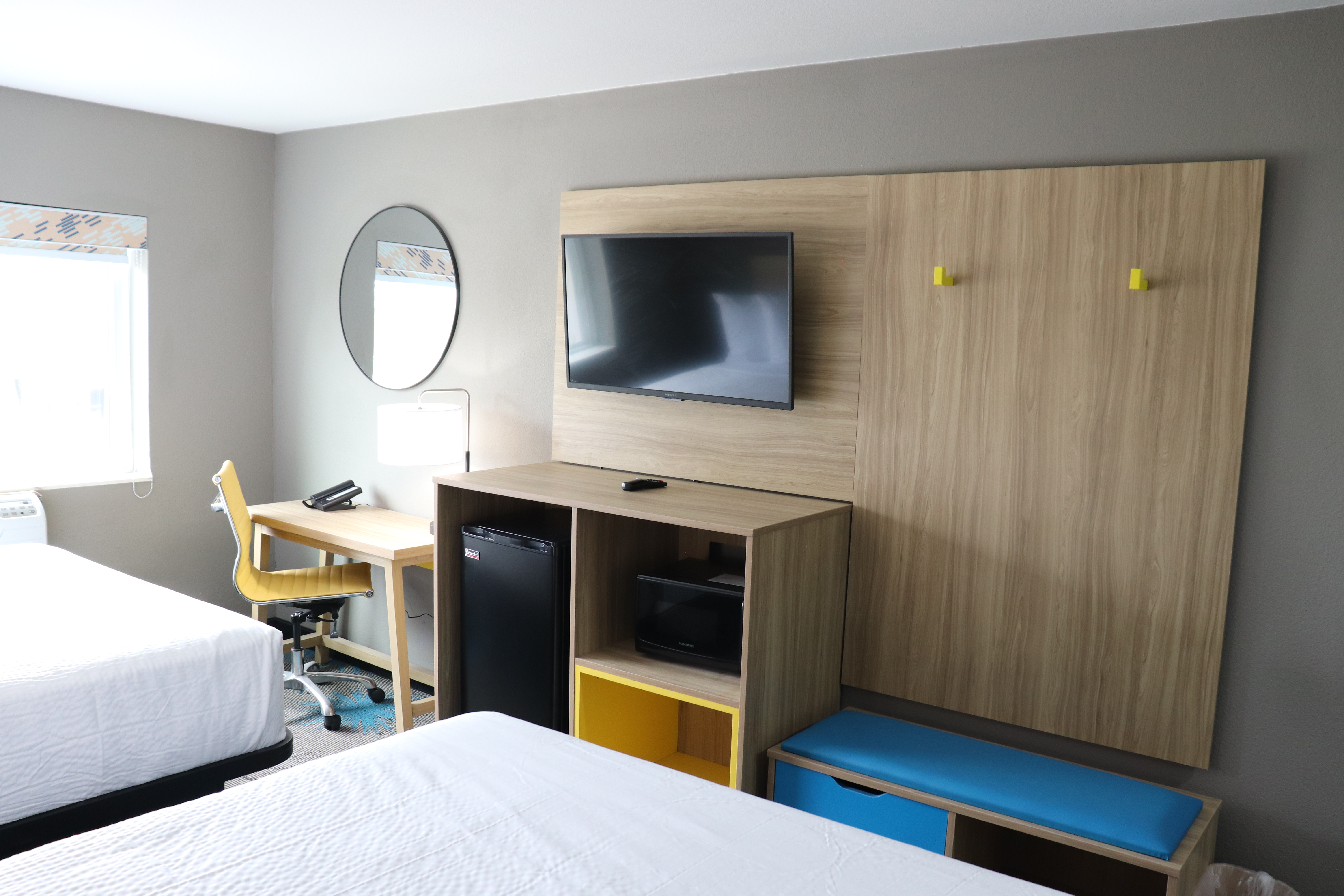 Guest room at the Days Inn by Wyndham La Crosse in La Crosse, Wisconsin