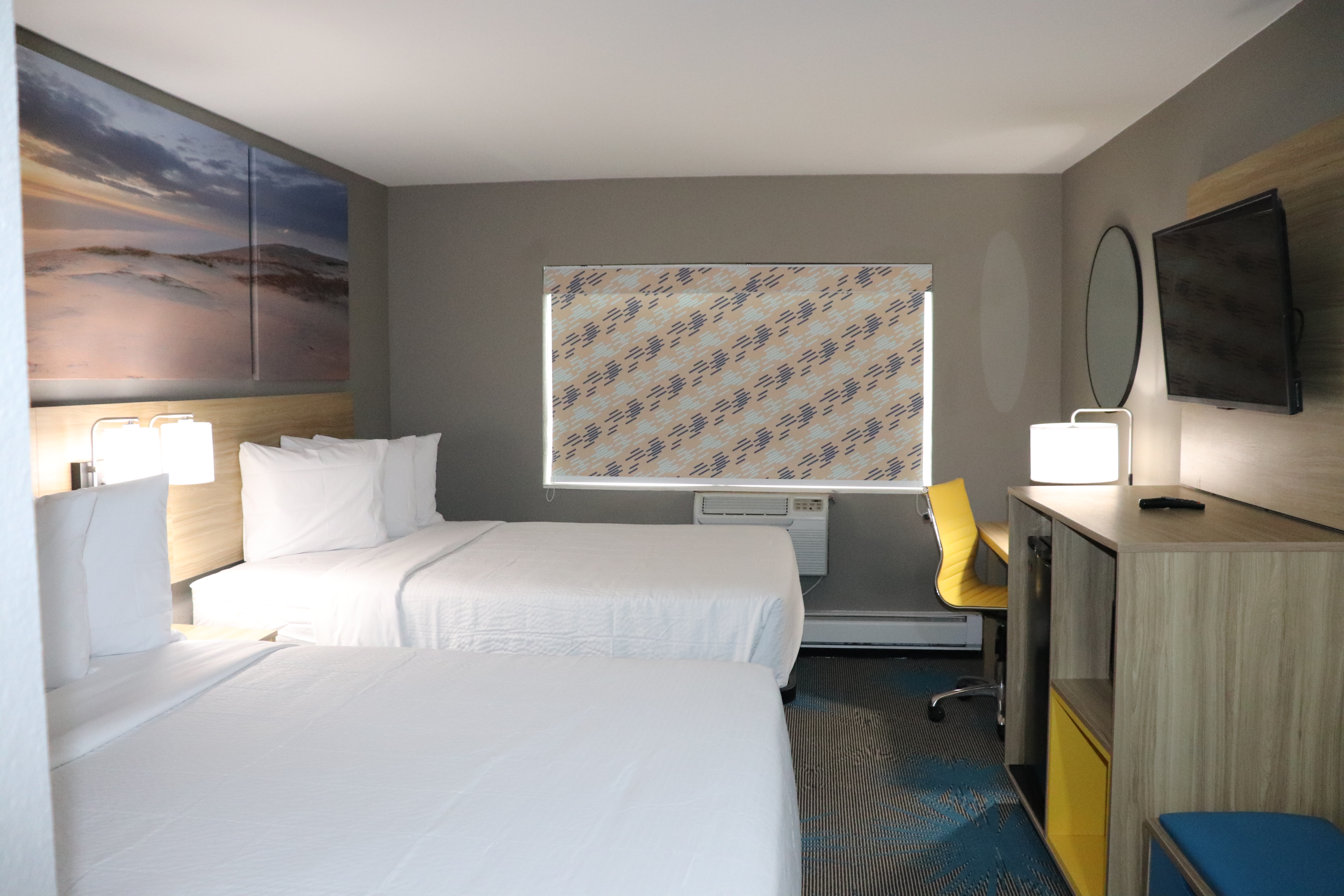 Guest room at the Days Inn by Wyndham La Crosse in La Crosse, Wisconsin