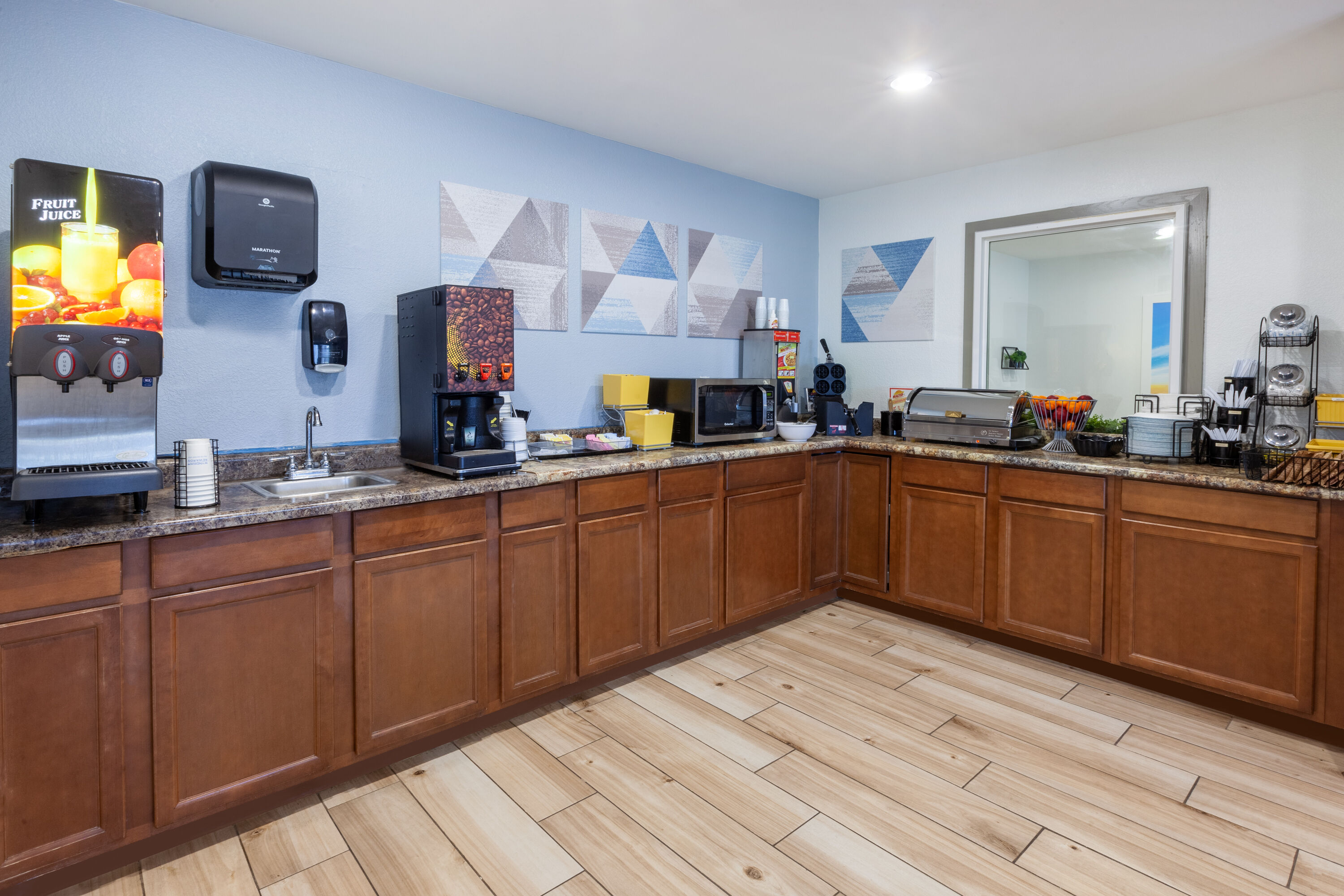 Free breakfast at Days Inn by Wyndham Sturtevant / Racine / Mount Pleasant in Sturtevant, Wisconsin