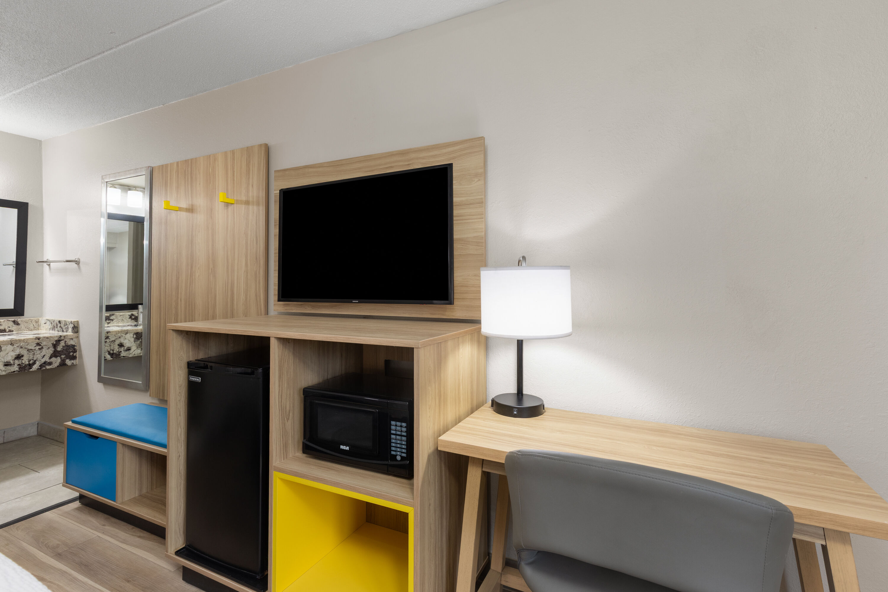 Guest room at the Days Inn by Wyndham Charleston WV in Charleston, West Virginia