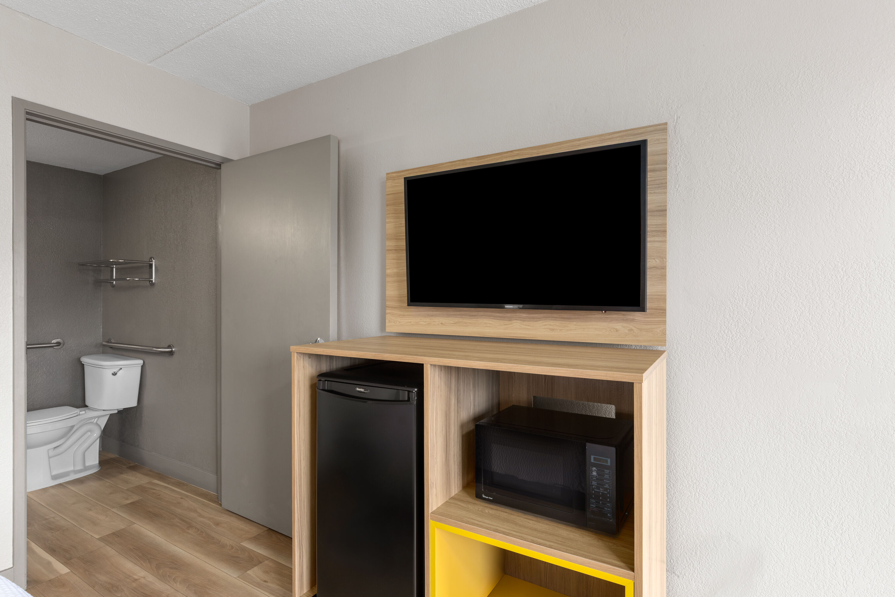 Guest room at the Days Inn by Wyndham Charleston WV in Charleston, West Virginia