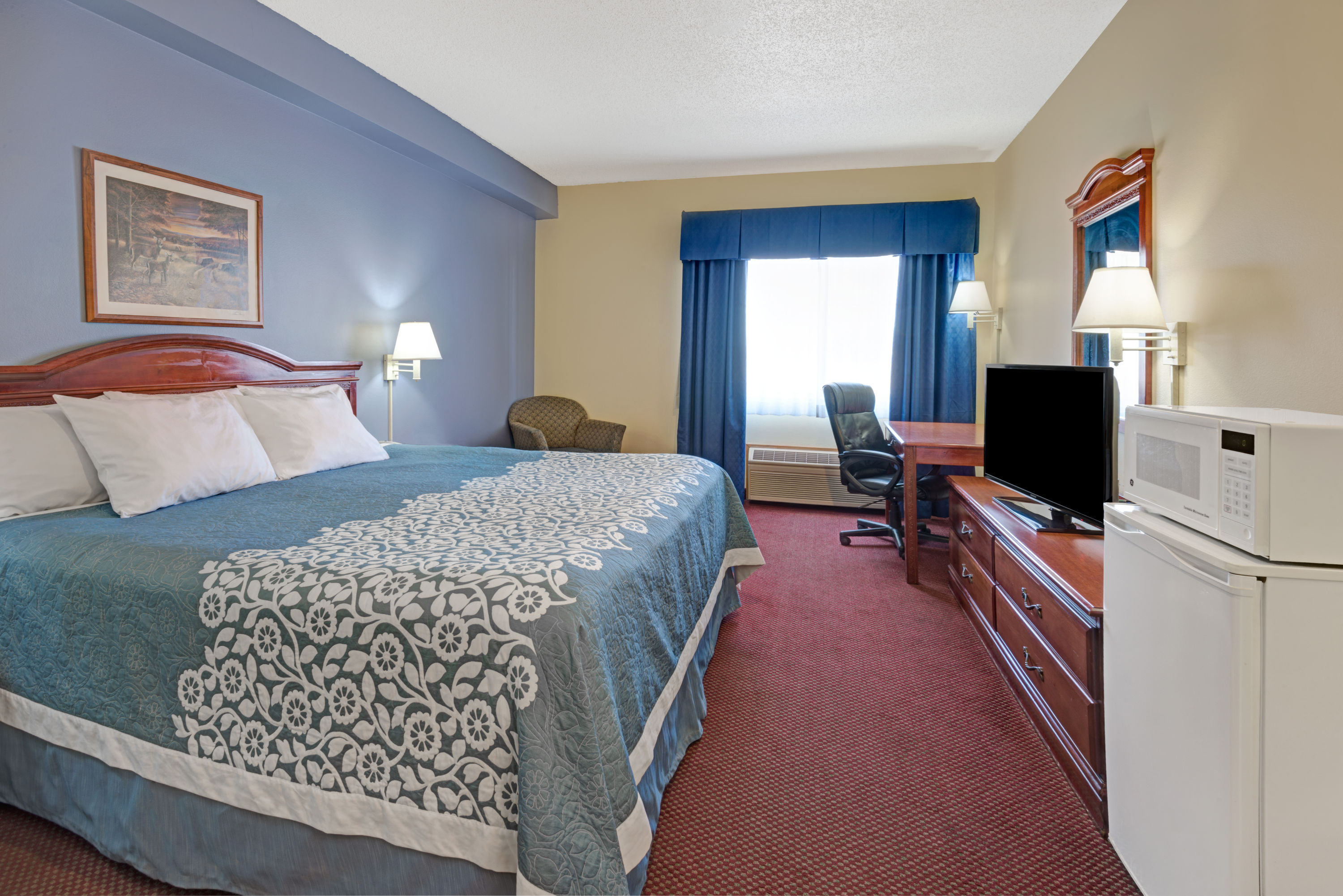 Guest room at the Days Inn by Wyndham Laramie in Laramie, Wyoming