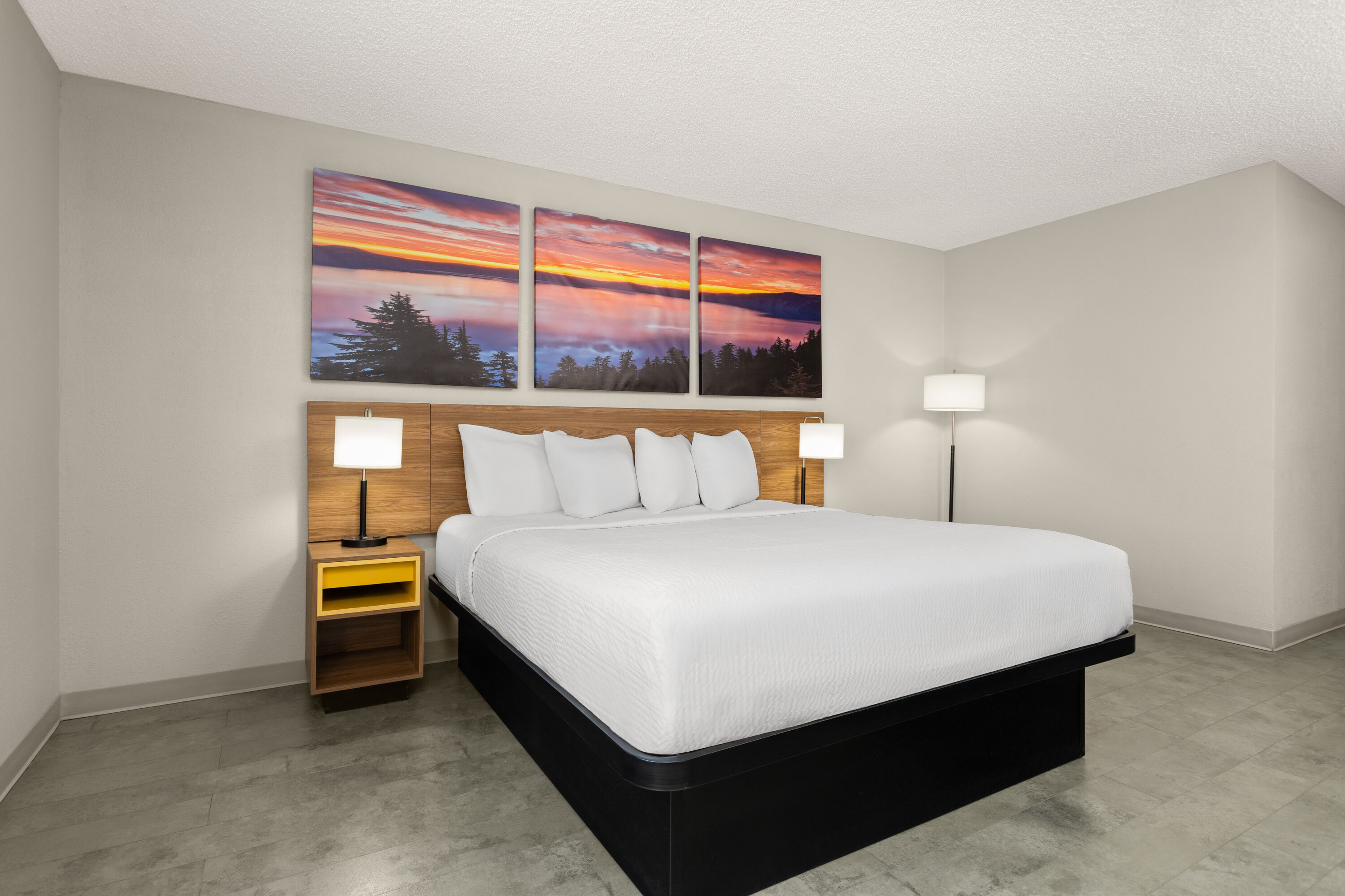 Guest room at the Days Inn by Wyndham Rawlins in Rawlins, Wyoming