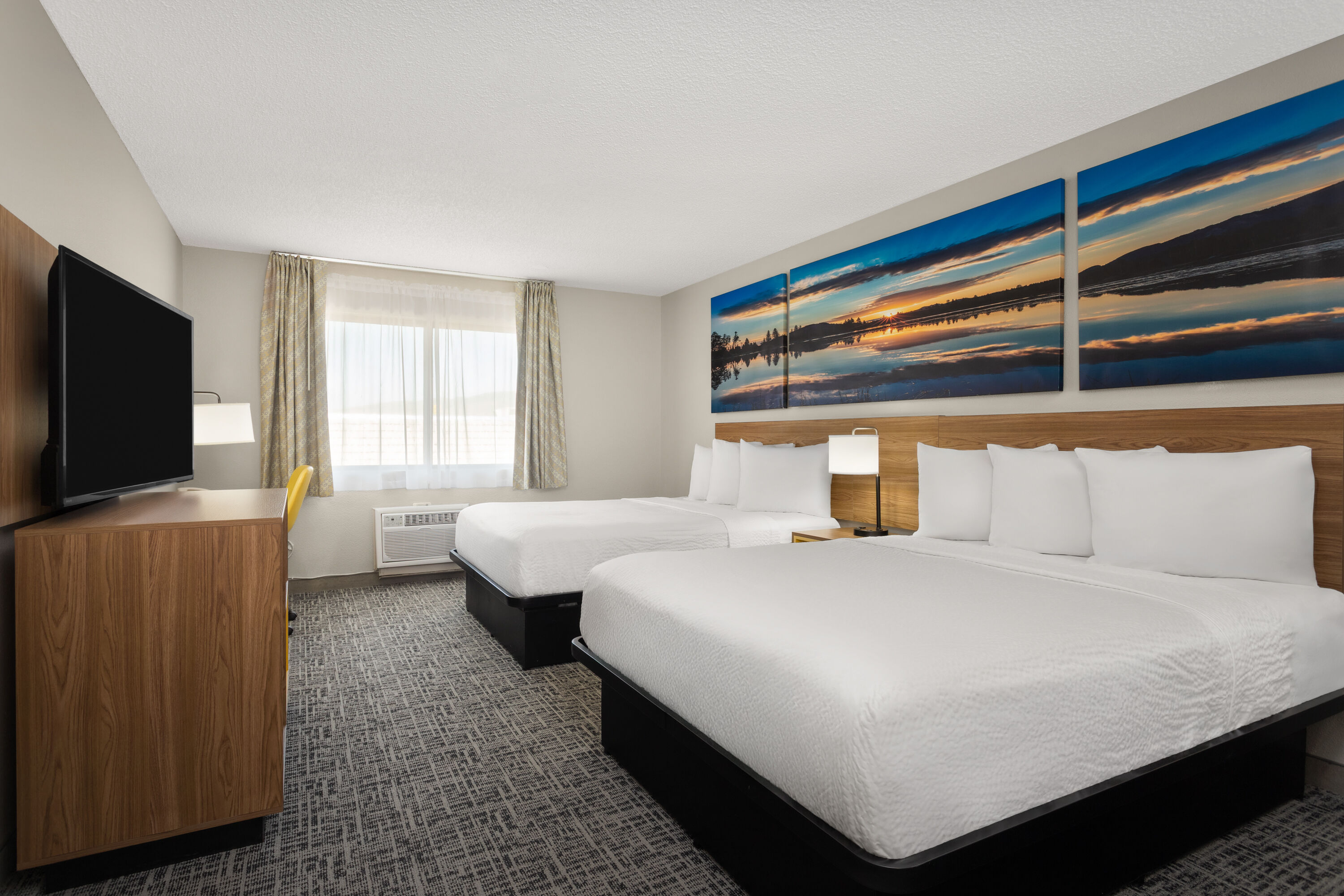 Guest room at the Days Inn by Wyndham Rawlins in Rawlins, Wyoming