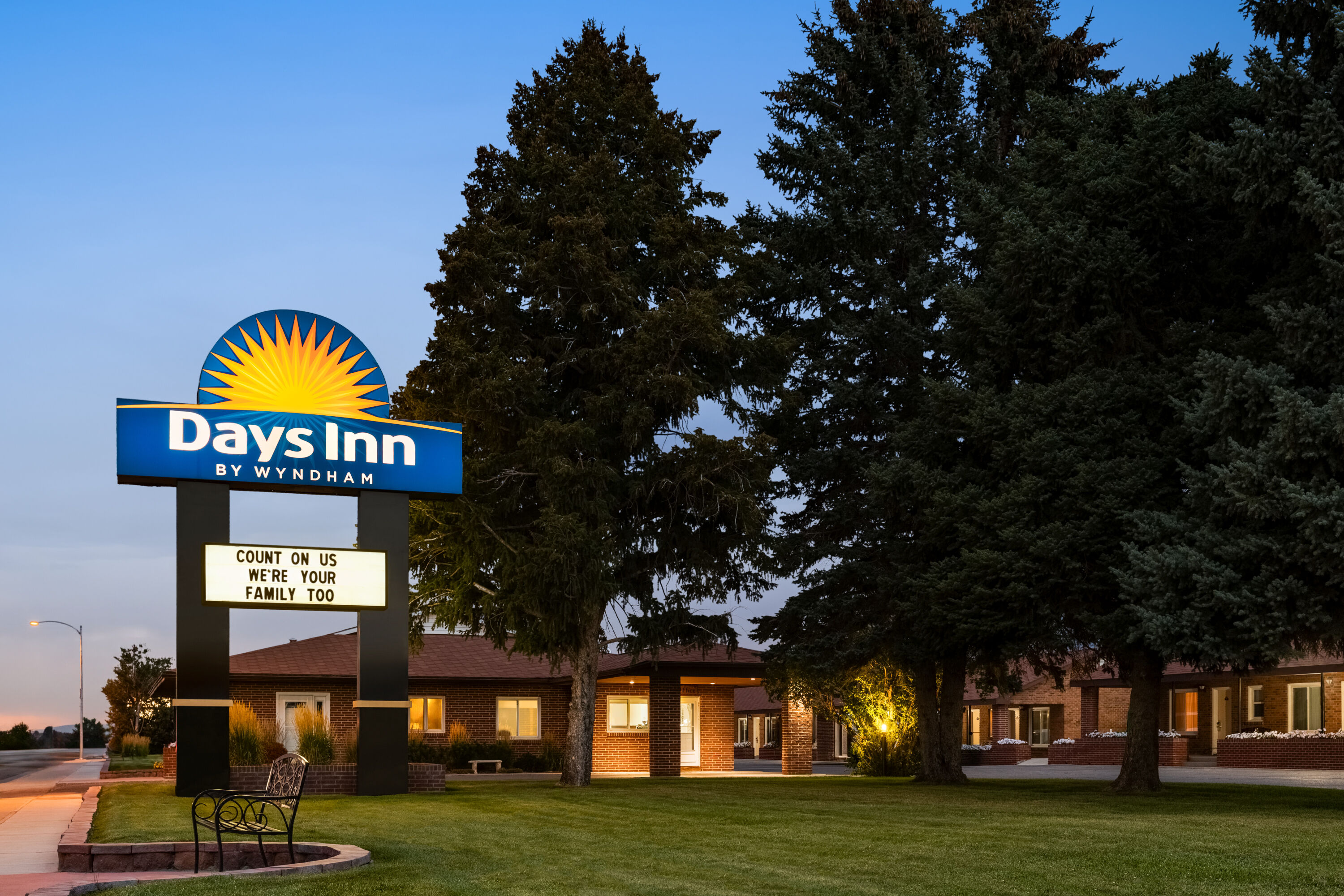 Exterior of Days Inn by Wyndham Worland hotel in Worland, Wyoming