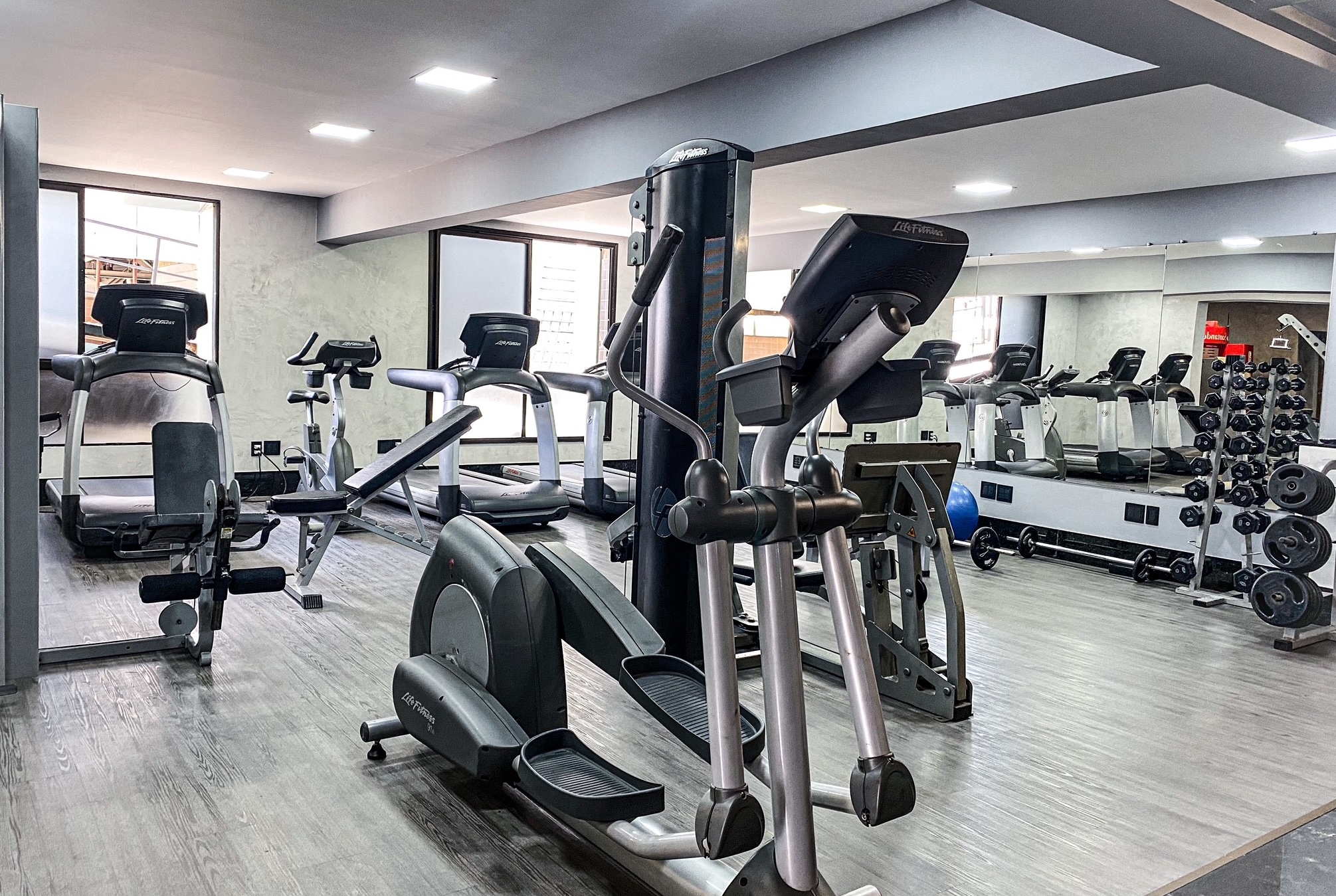 Fitness room at Ouro Minas Hotel Belo Horizonte, Dolce by Wyndham in Belo Horizonte, Other than US/Canada