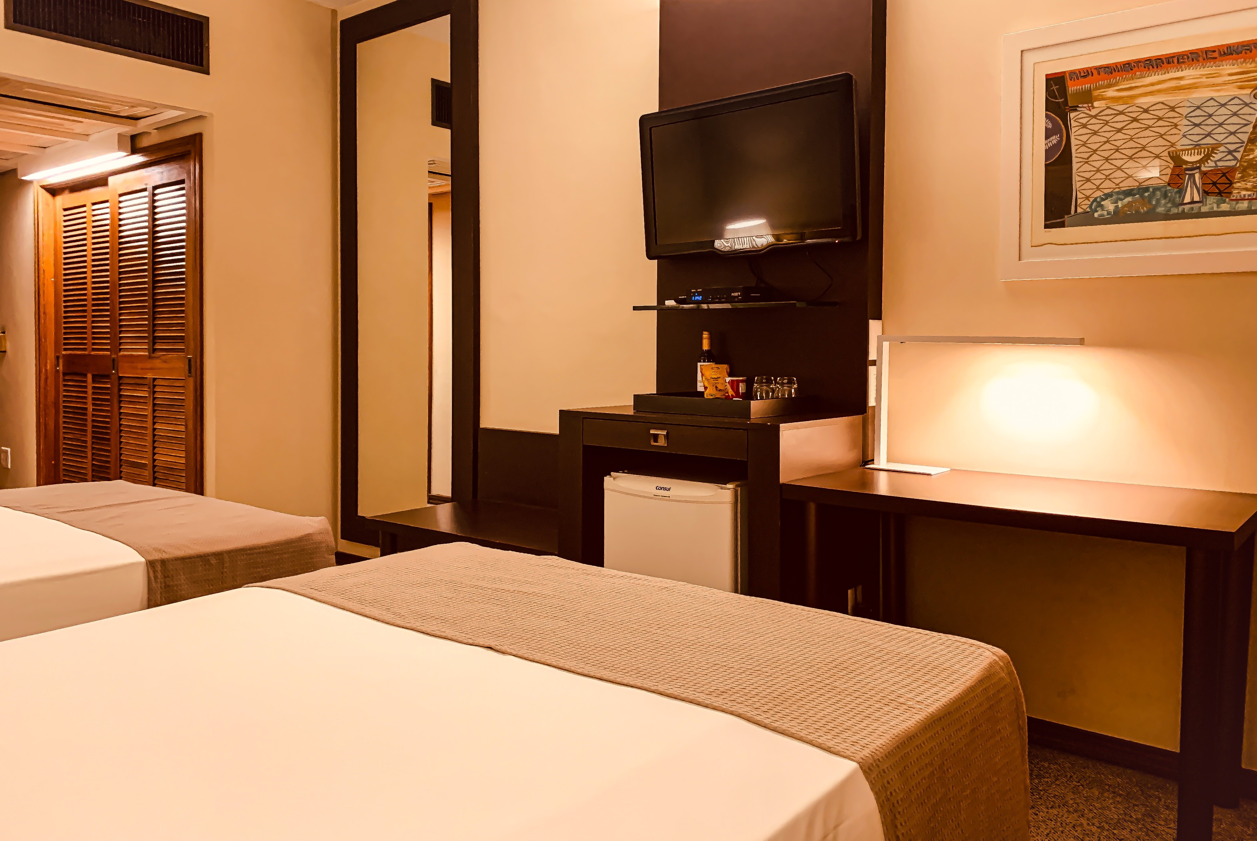 Guest room at the Ouro Minas Hotel Belo Horizonte, Dolce by Wyndham in Belo Horizonte, Other than US/Canada