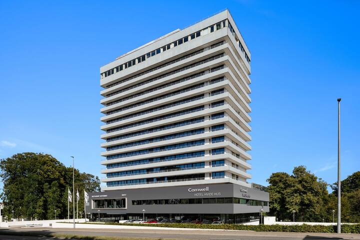 Exterior of Comwell Hvide Hus Aalborg, Dolce by Wyndham hotel in Aalborg, Other than US/Canada