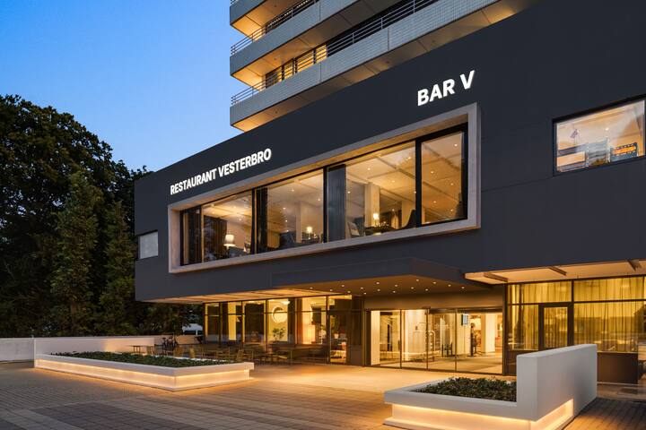 Exterior of Comwell Hvide Hus Aalborg, Dolce by Wyndham hotel in Aalborg, Other than US/Canada