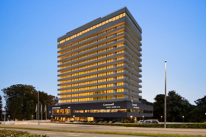 Exterior of Comwell Hvide Hus Aalborg, Dolce by Wyndham hotel in Aalborg, Other than US/Canada