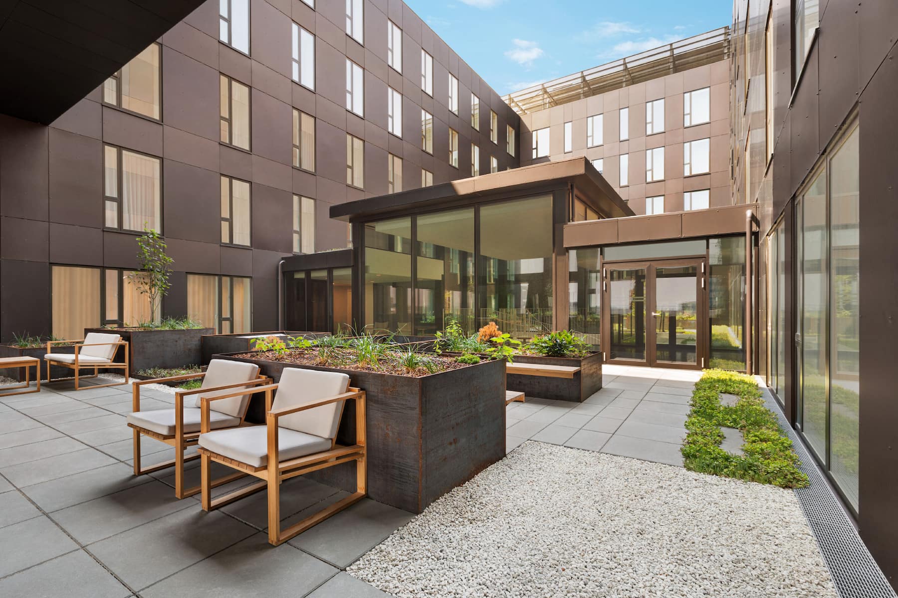 Courtyard at Comwell Copenhagen Portside Dolce by Wyndham in Copenhagen, Other than US/Canada