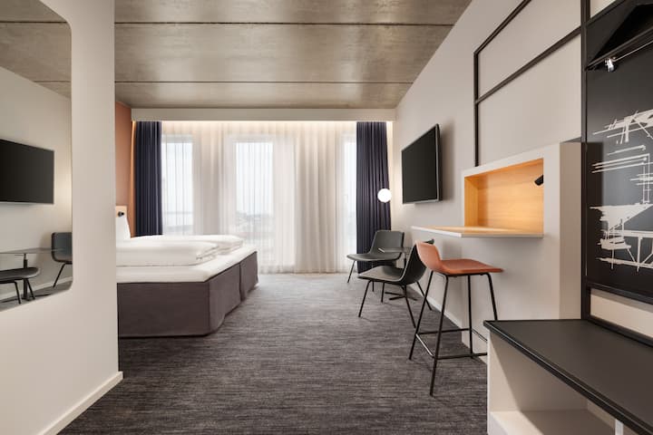 Guest room at the Comwell Copenhagen Portside Dolce by Wyndham in Copenhagen, Other than US/Canada