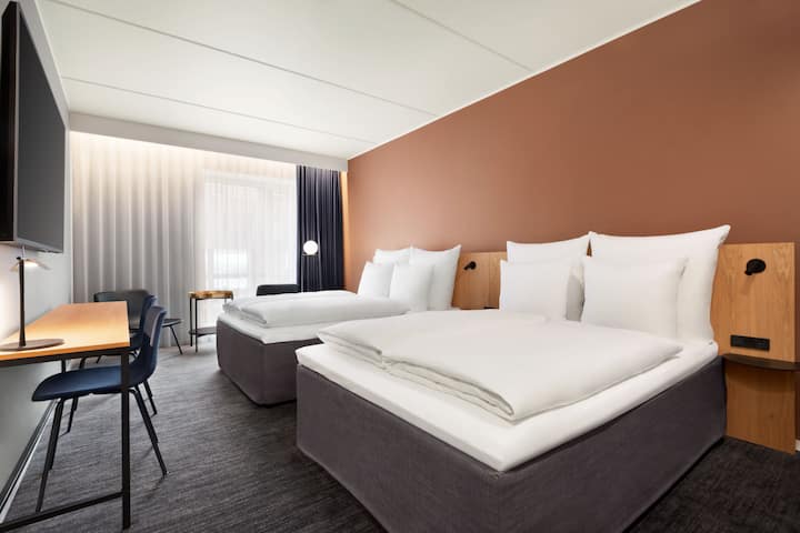 Guest room at the Comwell Copenhagen Portside Dolce by Wyndham in Copenhagen, Other than US/Canada