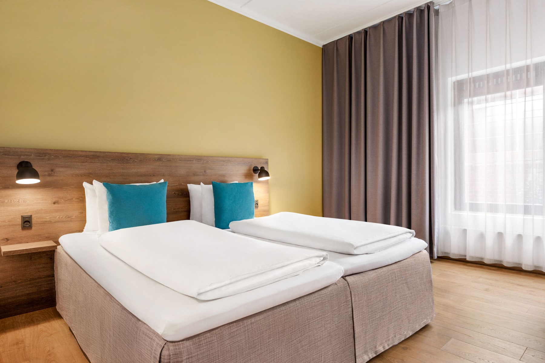 Guest room at the Comwell H. C. Andersen Odense Dolce by Wyndham in Odense C, Other than US/Canada