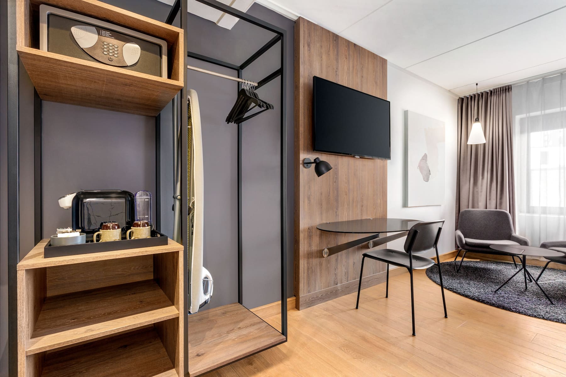 Guest room at the Comwell H. C. Andersen Odense Dolce by Wyndham in Odense C, Other than US/Canada