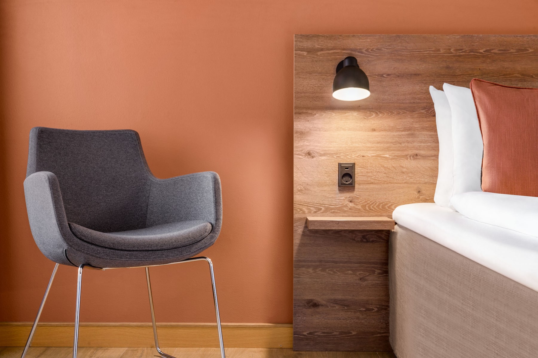 Guest room at the Comwell H. C. Andersen Odense Dolce by Wyndham in Odense C, Other than US/Canada