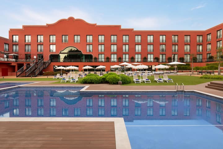 Family pool at the Dolce by Wyndham Barcelona Resort in Sant Esteve Sesrovires, Other than US/Canada