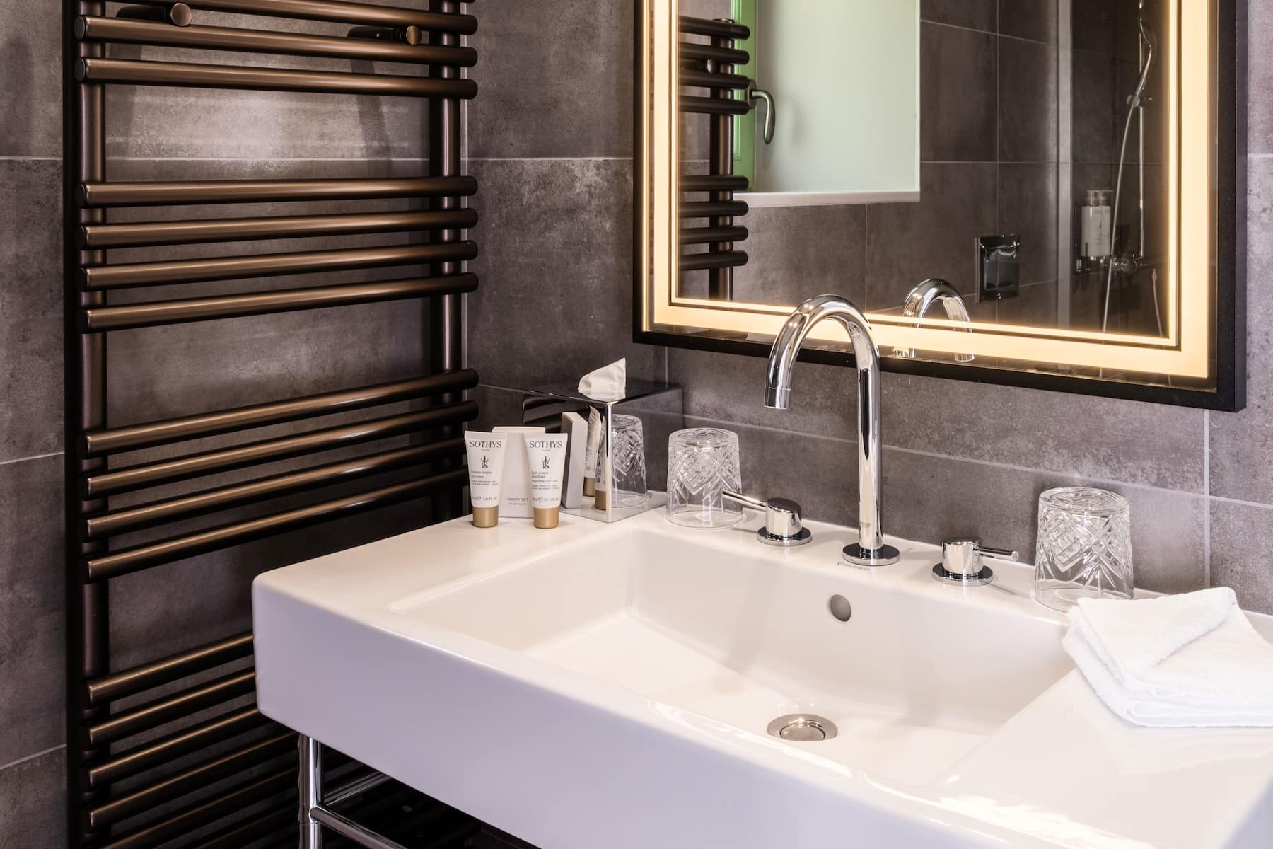 Guest room bath at the Dolce by Wyndham Versailles - Domaine du Montcel in Jouy-En-Josas, Other than US/Canada