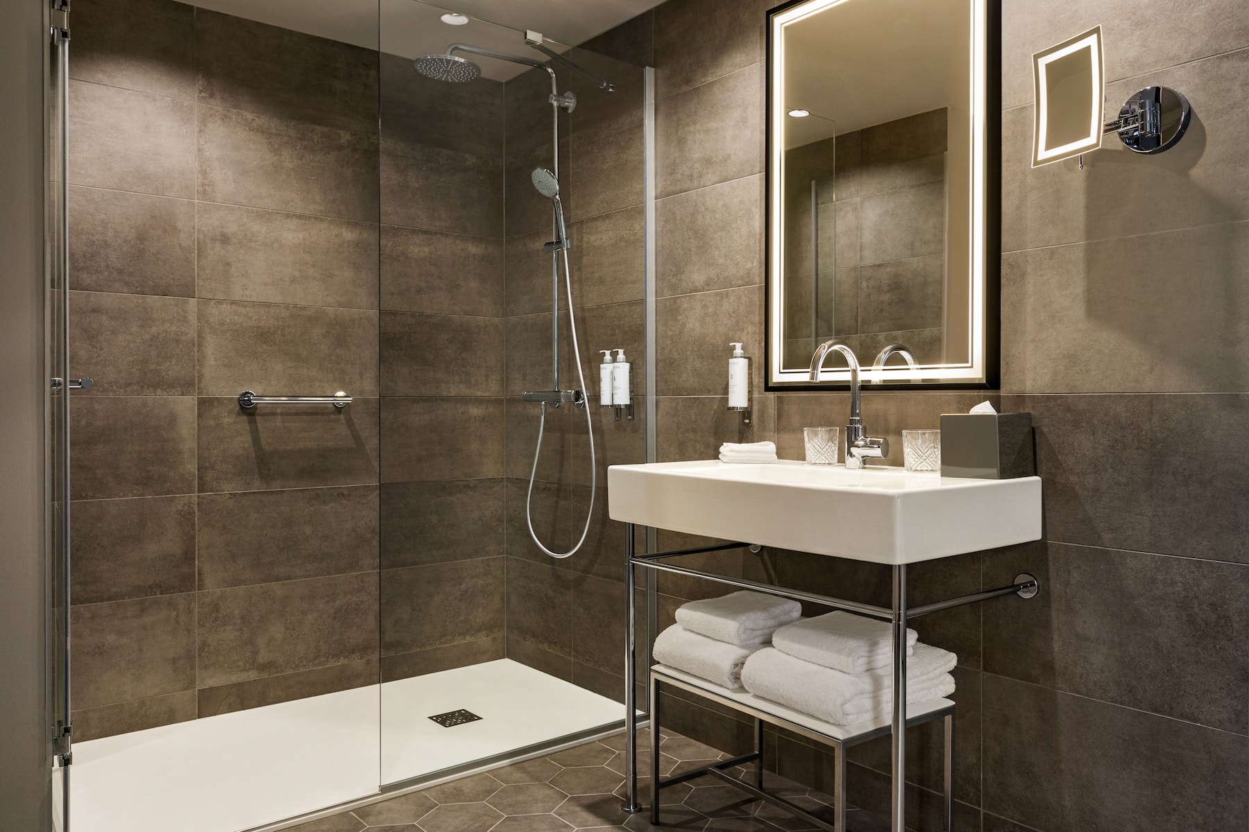 Guest room bath at the Dolce by Wyndham Versailles - Domaine du Montcel in Jouy-En-Josas, Other than US/Canada