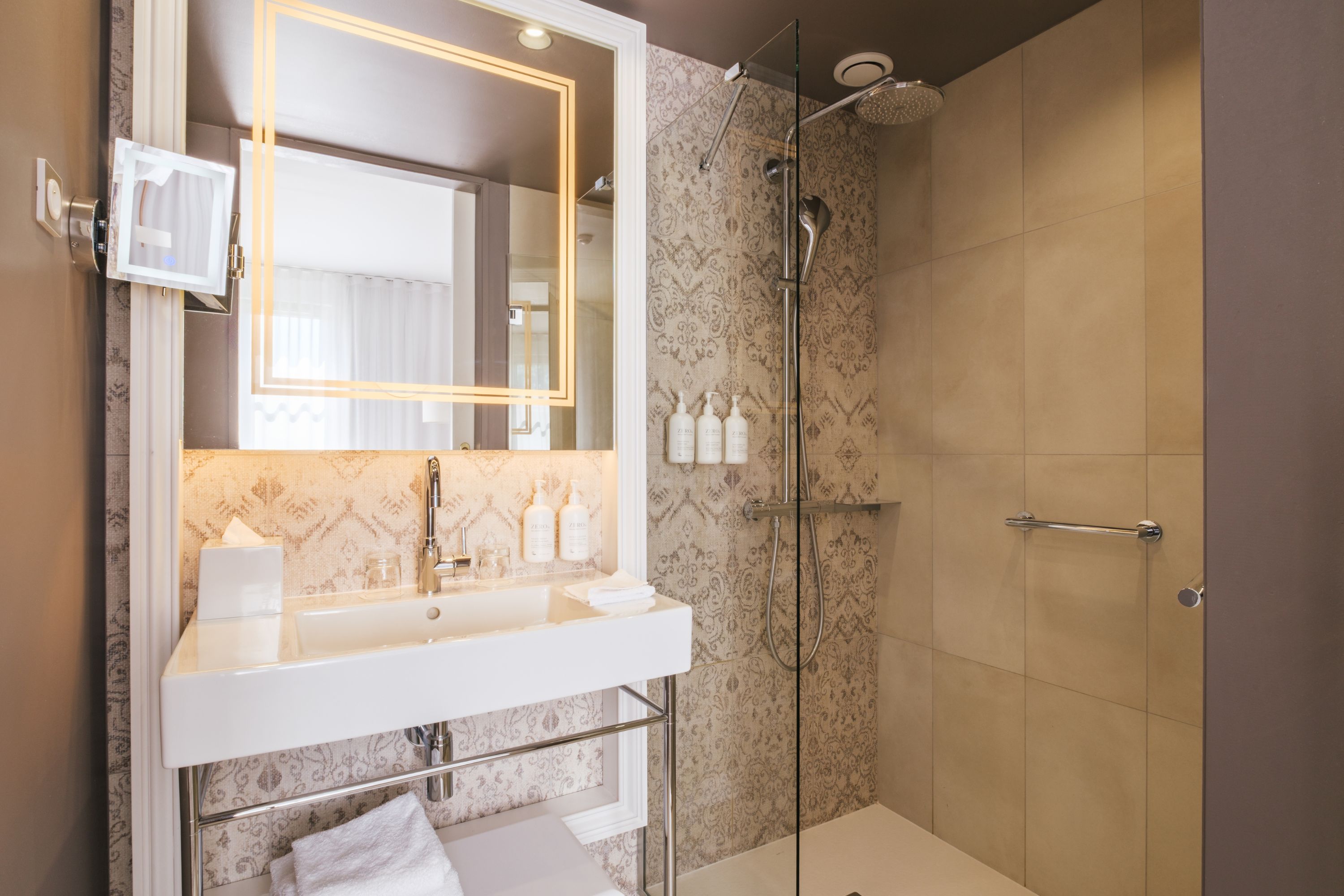 Guest room bath at the Dolce by Wyndham Versailles - Domaine du Montcel in Jouy-En-Josas, Other than US/Canada