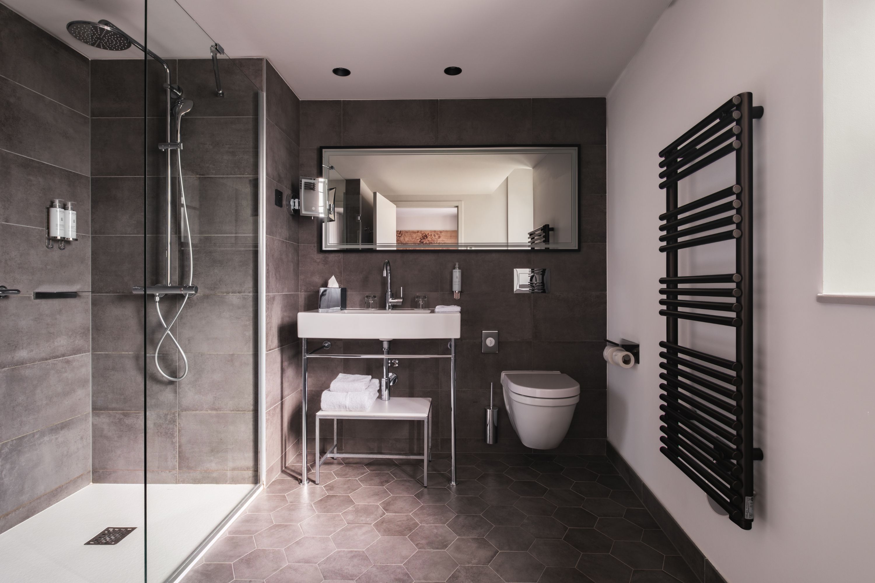 Guest room bath at the Dolce by Wyndham Versailles - Domaine du Montcel in Jouy-En-Josas, Other than US/Canada