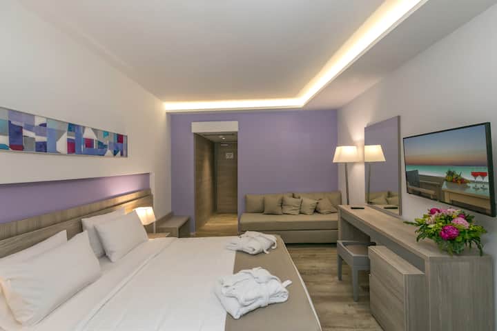Guest room at the Akti Imperial Hotel & Convention Center Dolce by Wyndham in Rhodes, Other than US/Canada