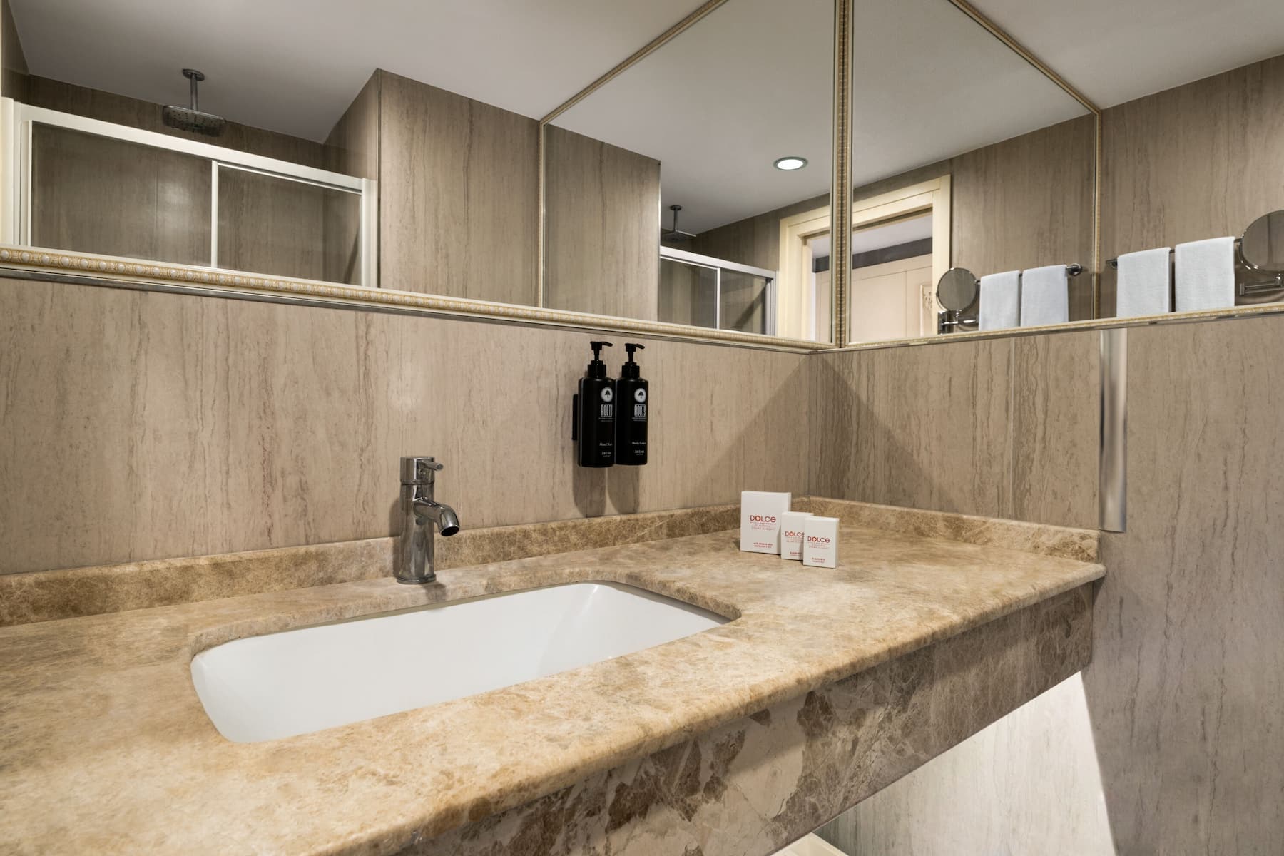 Guest room bath at the Dolce by Wyndham Cesme Alacati in Cesme, Other than US/Canada