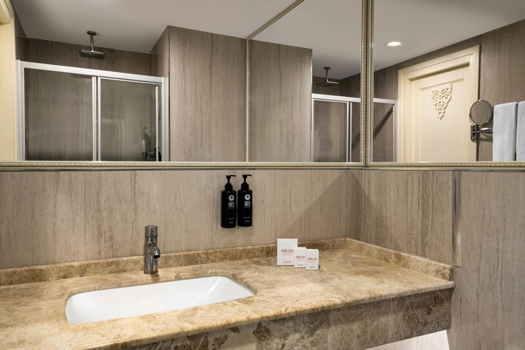 Guest room bath at the Dolce by Wyndham Cesme Alacati in Cesme, Other than US/Canada