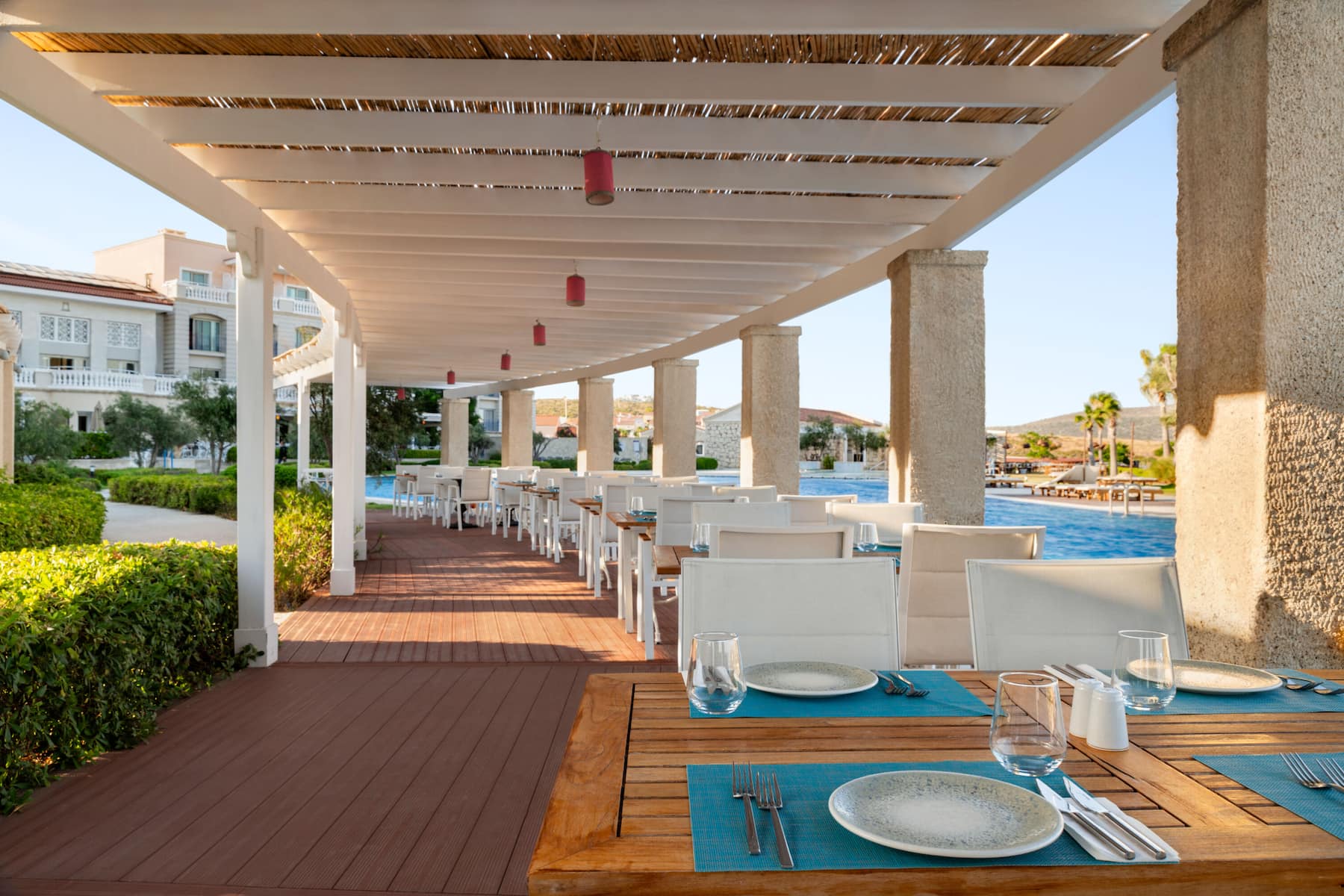 Dolce by Wyndham Cesme Alacati poolside restaurant in Cesme, Other than US/Canada