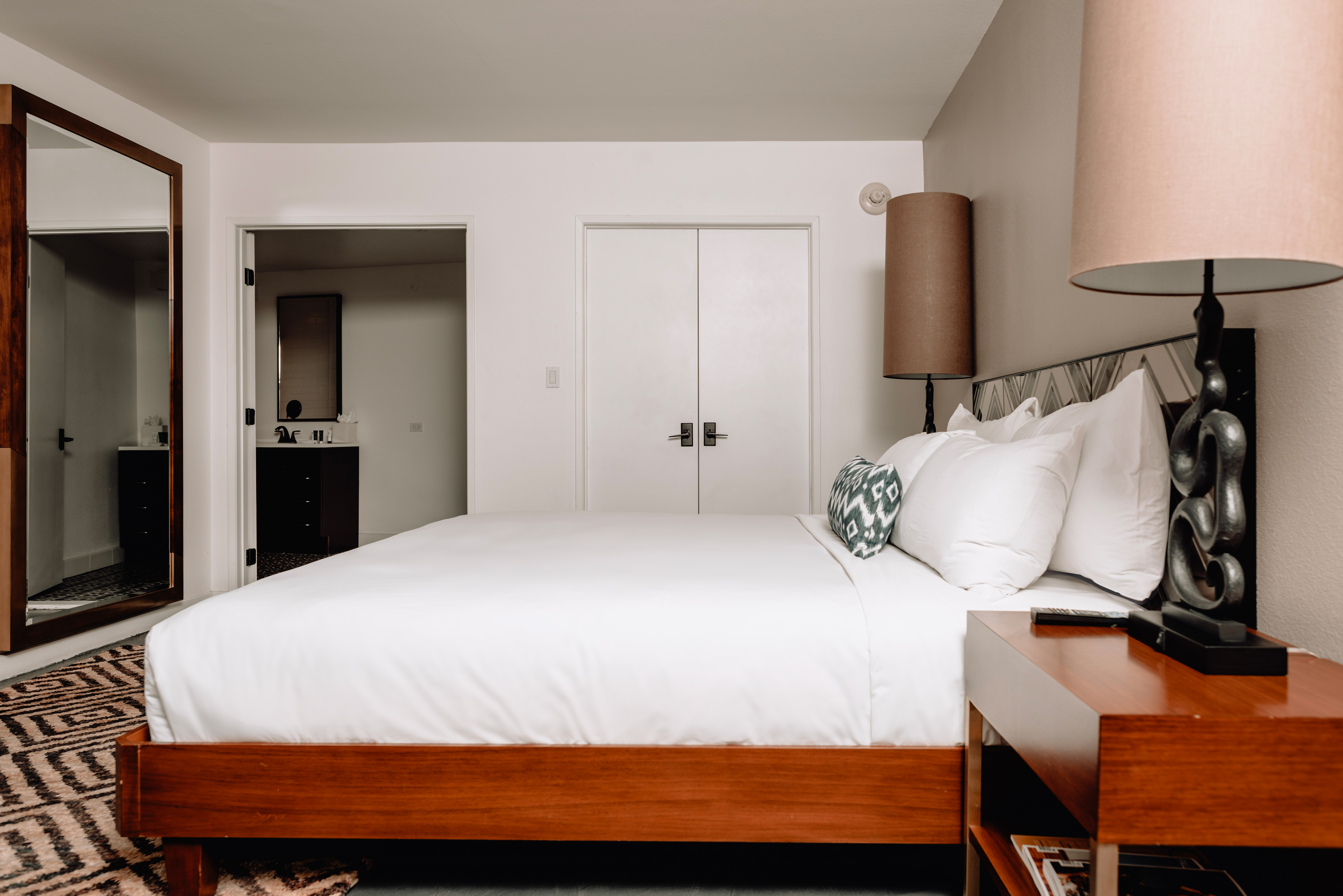 Guest room at the V Capri Palm Springs, a Dolce by Wyndham in Palm Springs, California
