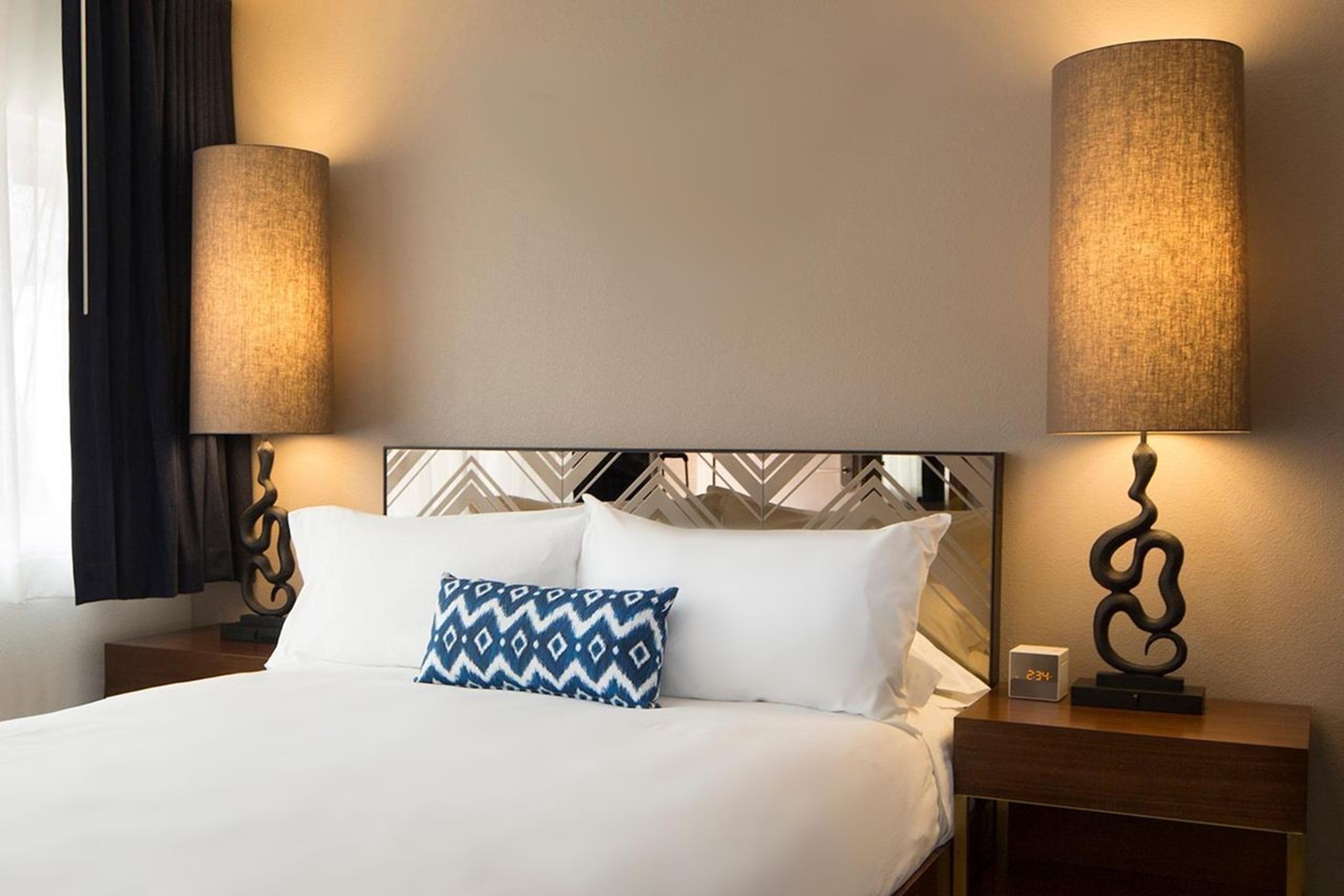 Guest room at the V Capri Palm Springs, a Dolce by Wyndham in Palm Springs, California