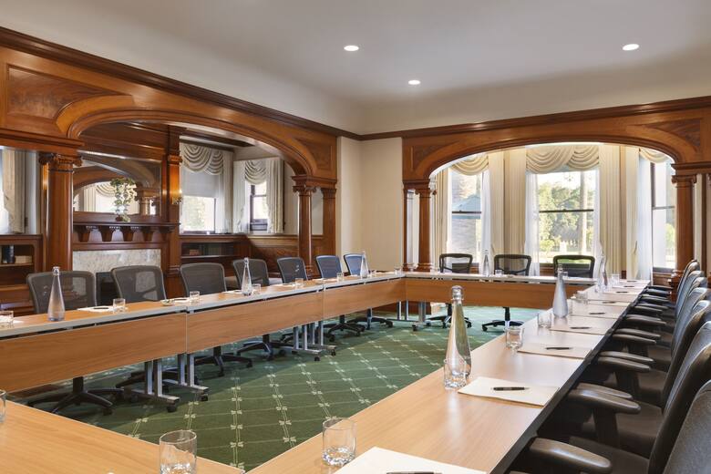 Meeting room at Dolce Hayes Mansion in San Jose, California