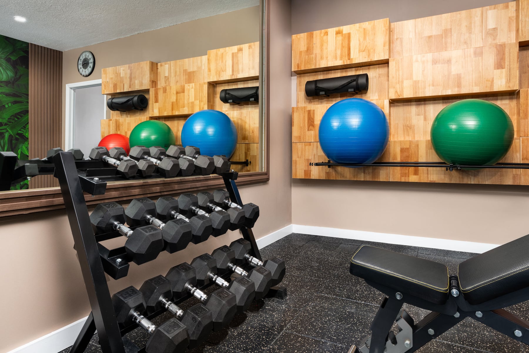 Fitness room at Dolce by Wyndham Hollywood in Hollywood, Florida