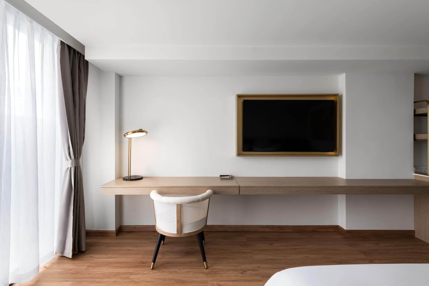 Guest room at the Dolce by Wyndham Hollywood in Hollywood, Florida
