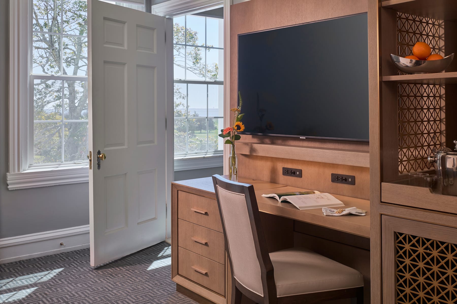 Guest room at the Seaview Hotel, a Dolce by Wyndham in Galloway, New Jersey