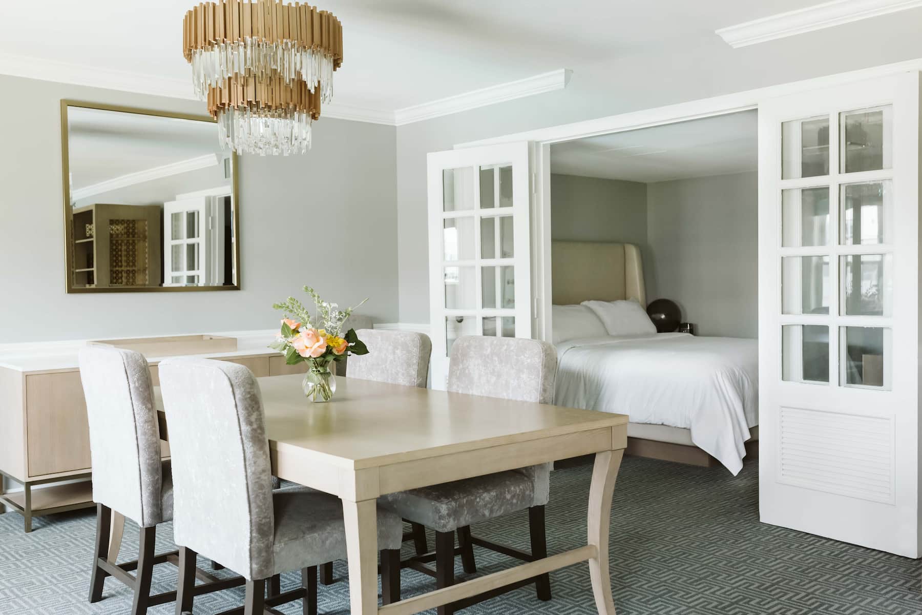 Guest room at the Seaview Hotel, a Dolce by Wyndham in Galloway, New Jersey