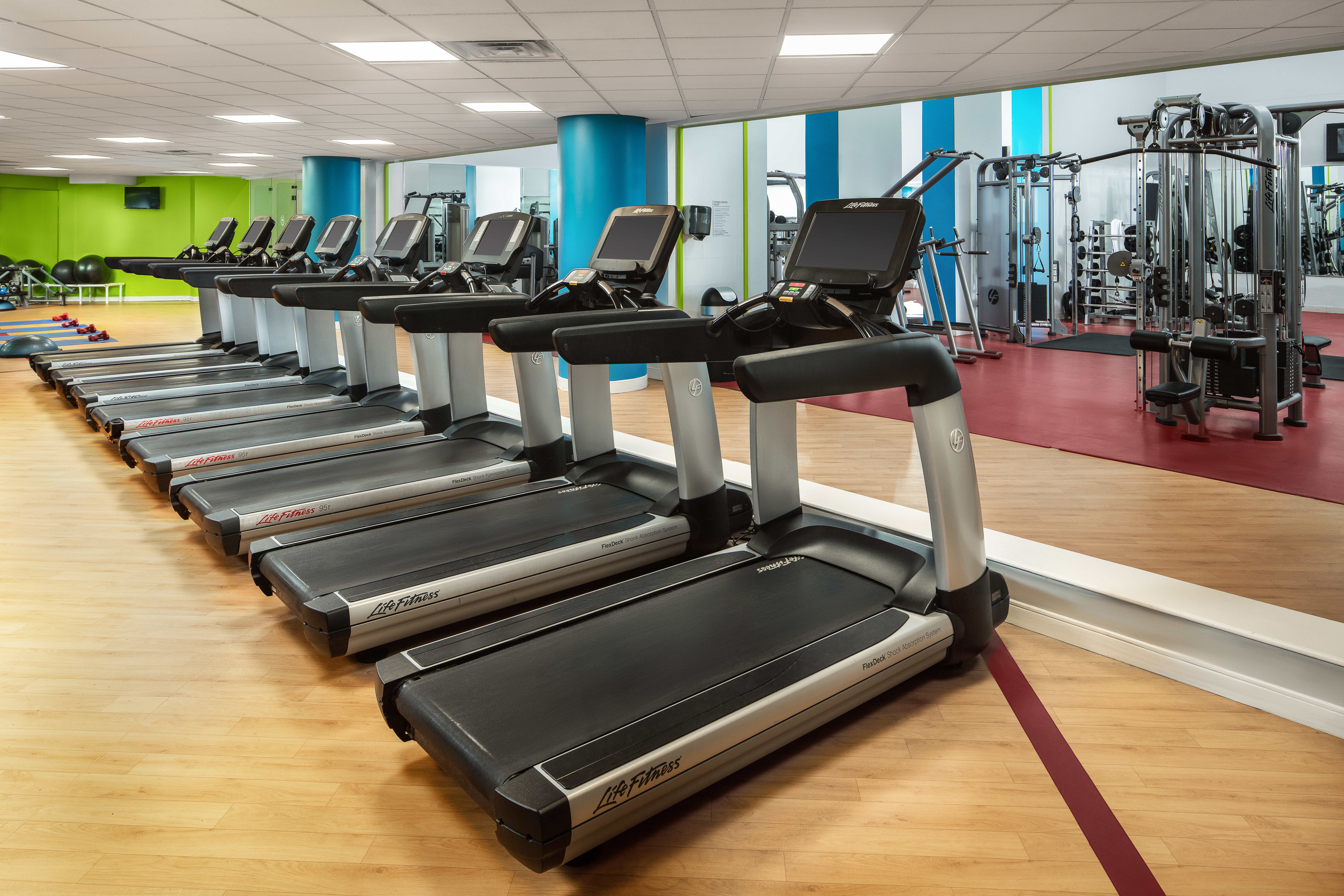 Fitness room at Dolce by Wyndham Parsippany in Parsippany, New Jersey